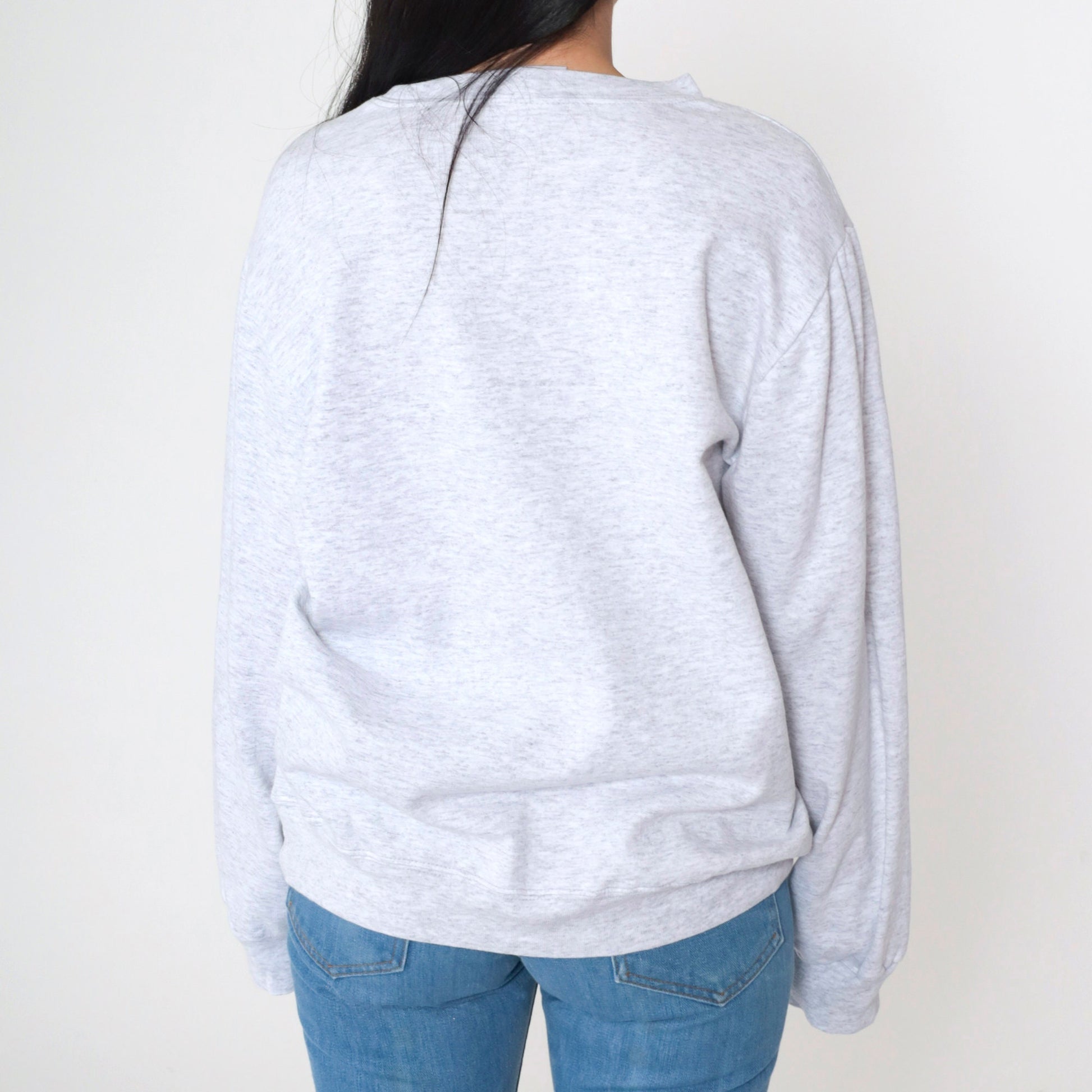 90s Christian Floral Sweatshirt Love Grows In The Hands Of God Grey Large L