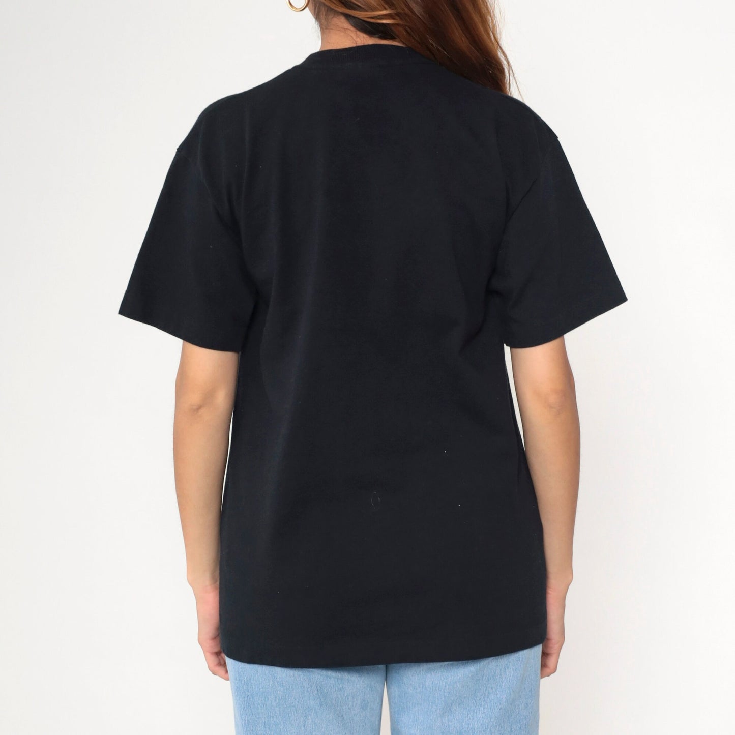 1992 Isle of Bute Jazz Festival 10th Anniversary T-Shirt Black Graphic Tee Medium