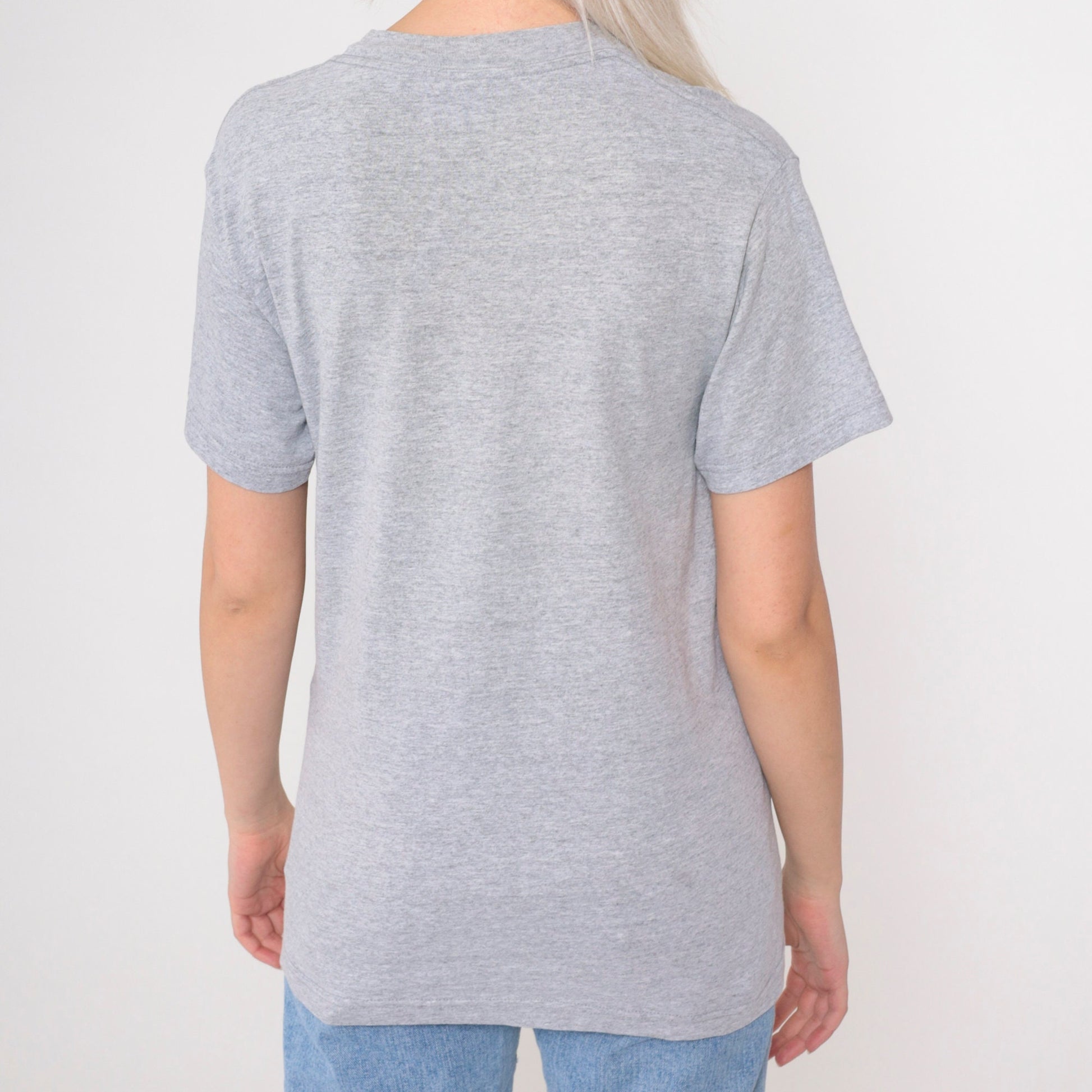 90s Champion Duke Football T-Shirt Grey Graphic Tee Small