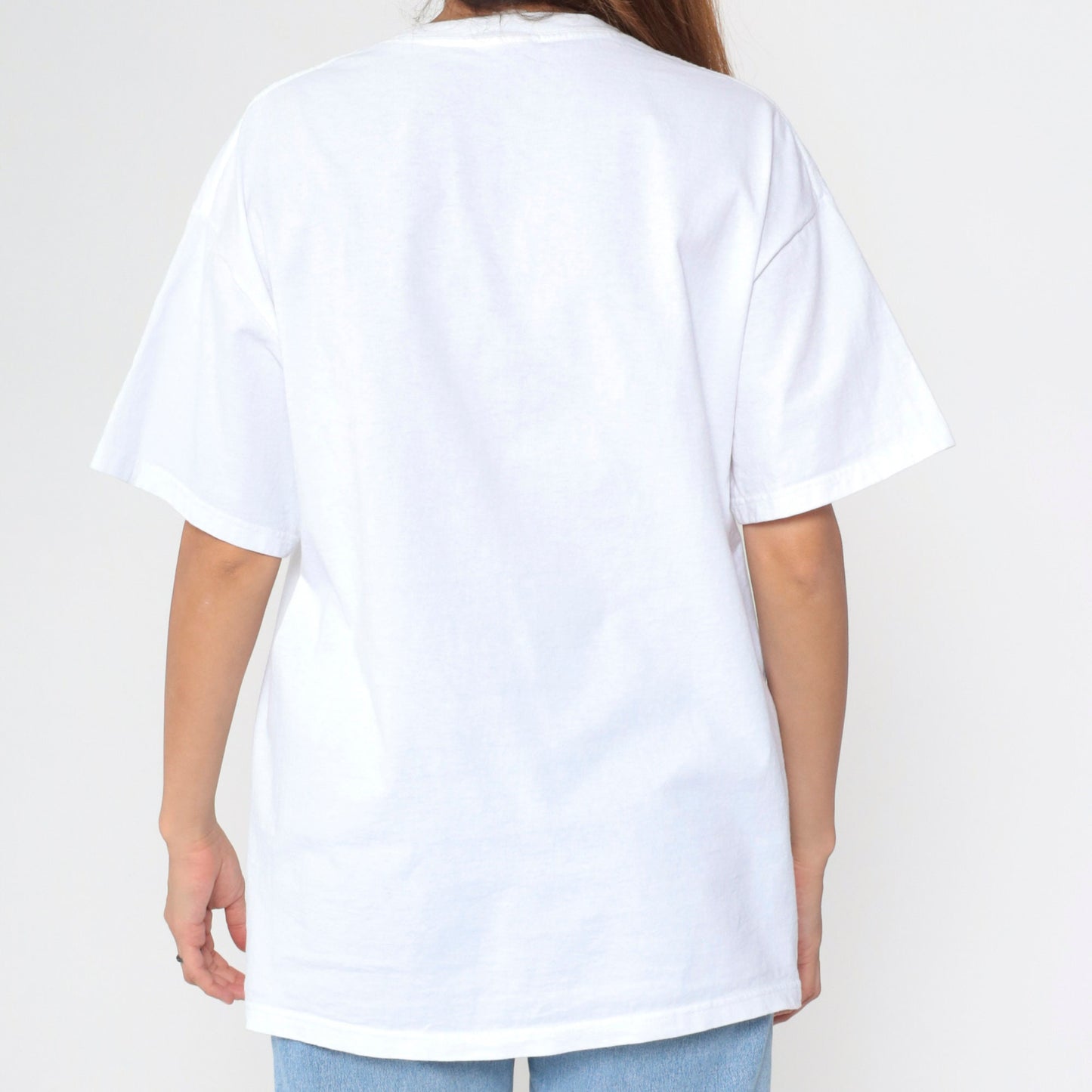 90s Cabo San Lucas Gecko Graphic T-Shirt White Cotton Crewneck Extra Large XL