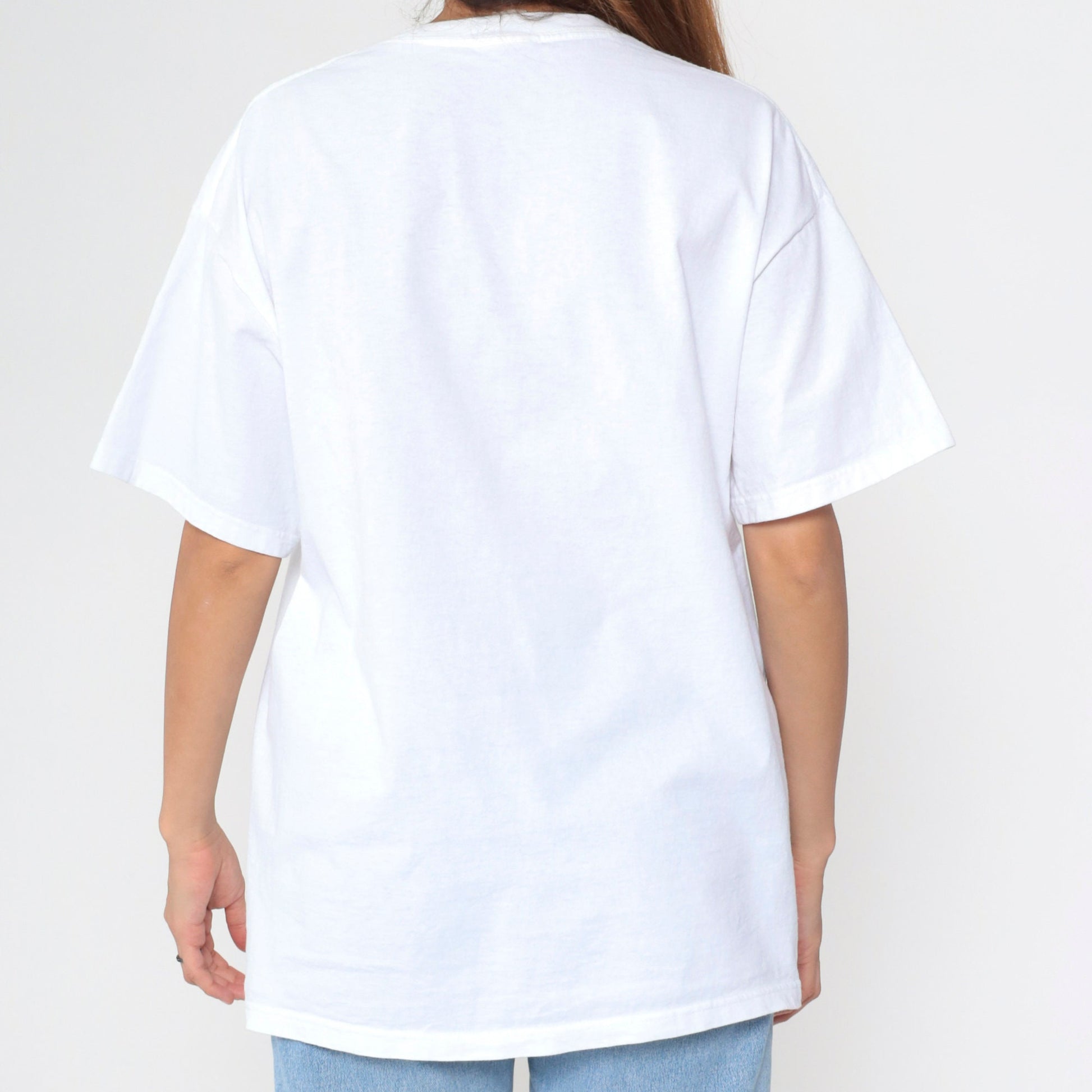 90s Cabo San Lucas Gecko Graphic T-Shirt White Cotton Crewneck Extra Large XL