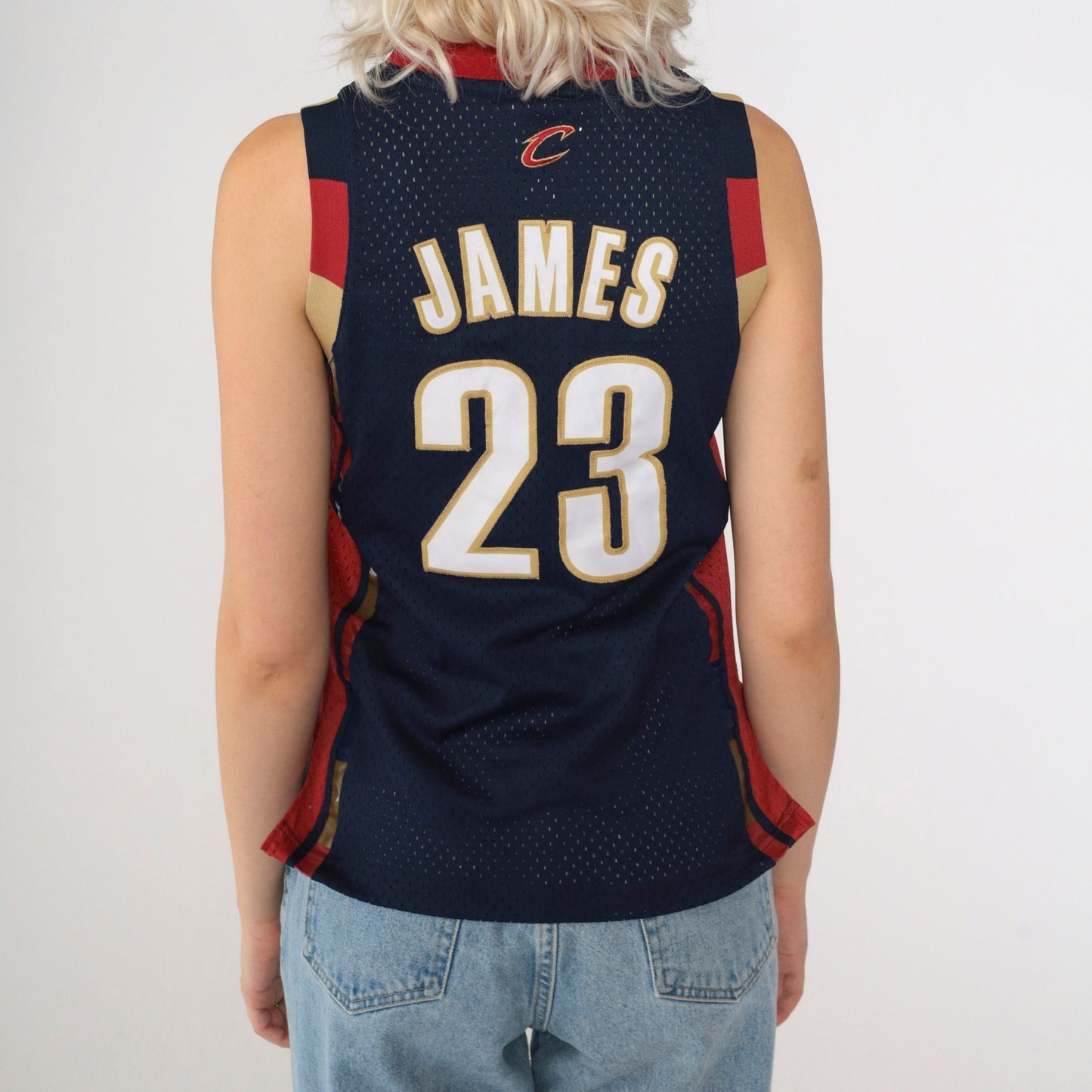 LeBron James Cleveland Cavaliers #23 Reebok NBA Jersey Navy Small