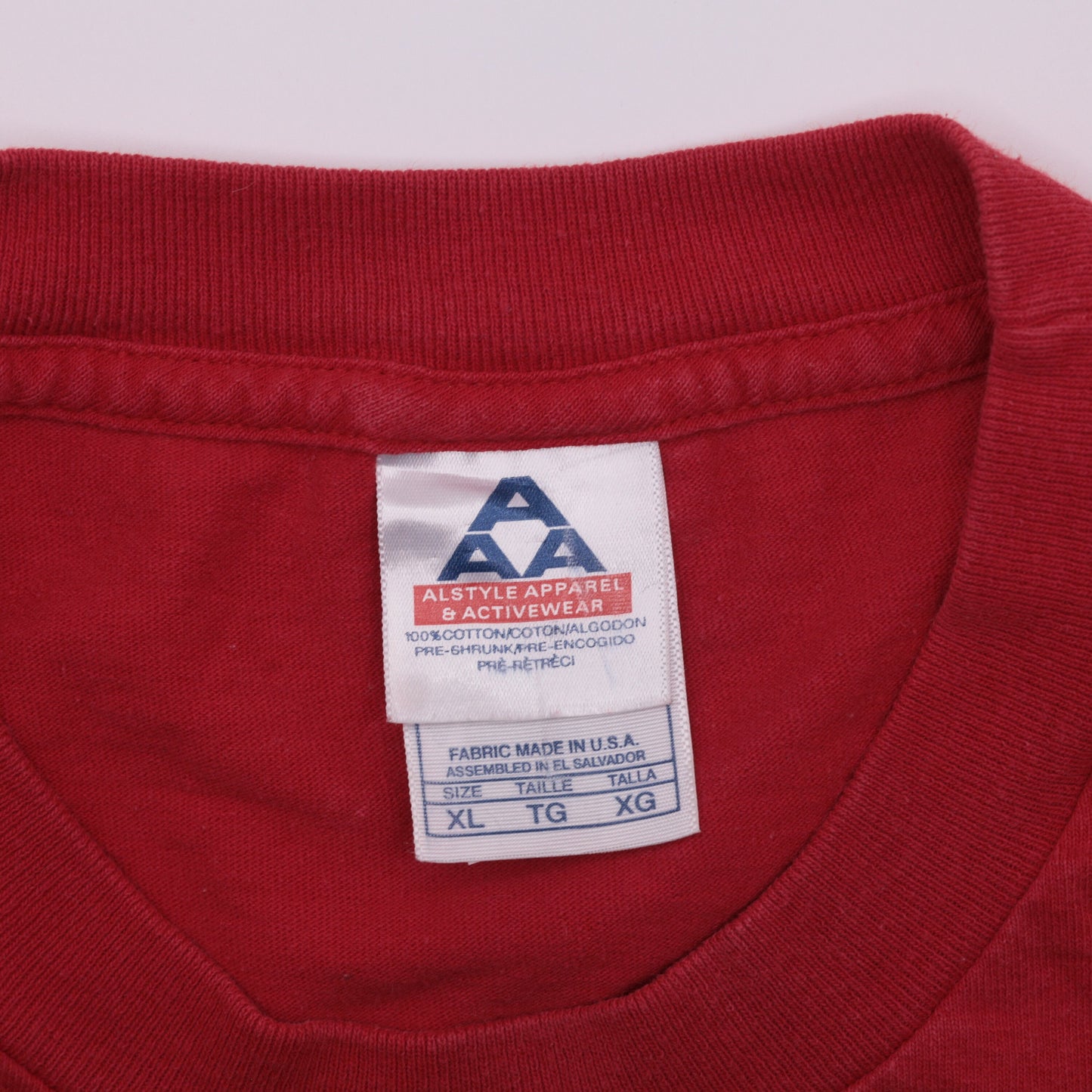 90s Texas Tech University Graphic T-Shirt Red Crewneck Extra Large XL