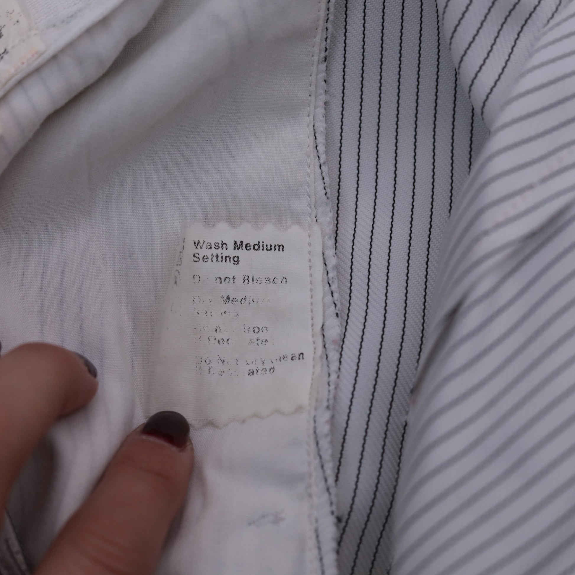 80s Bancroft Sport Pinstripe Tennis Shorts White High Waisted Small
