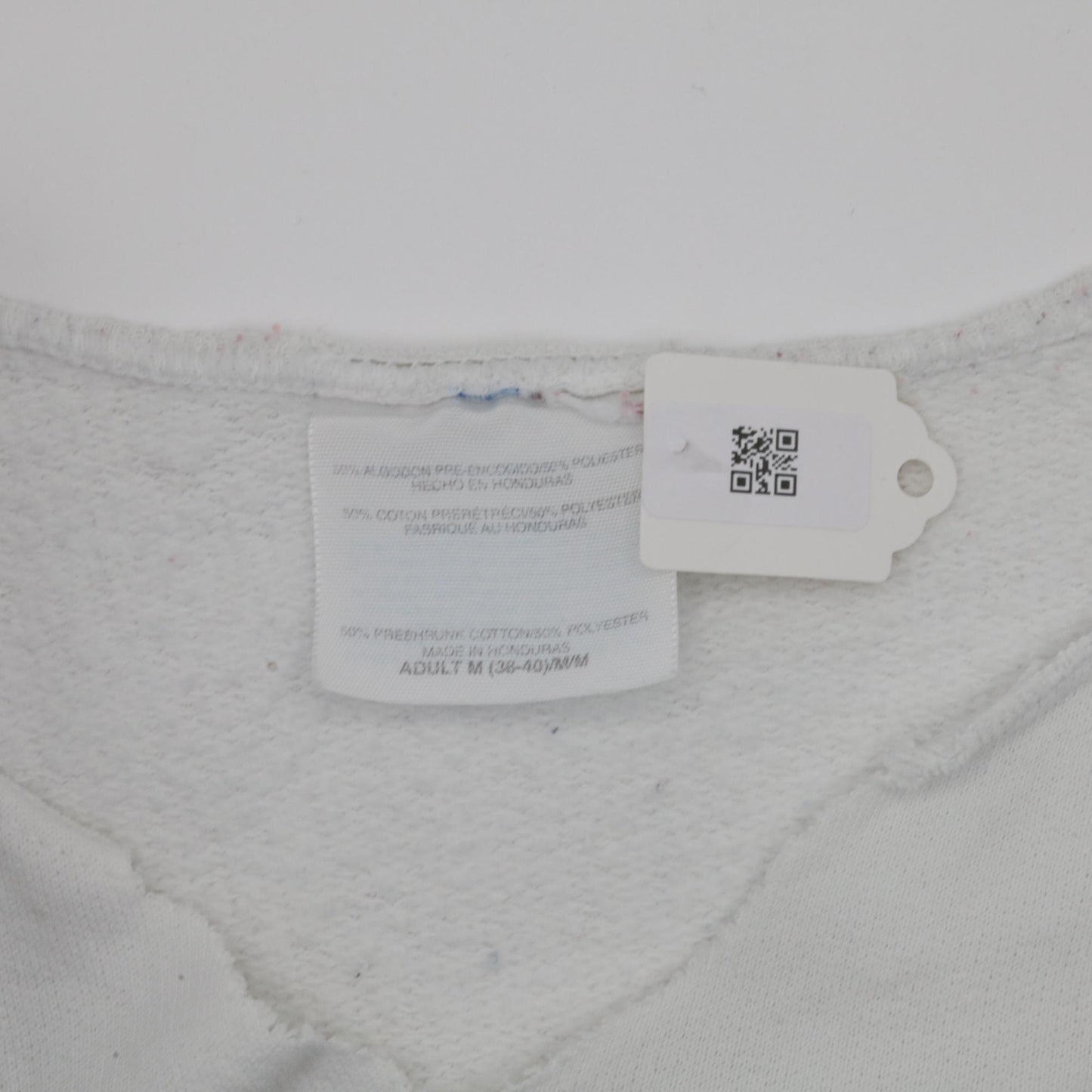 90s Peace on Earth Manatee Beach Christmas Sweatshirt White Cutoff Medium
