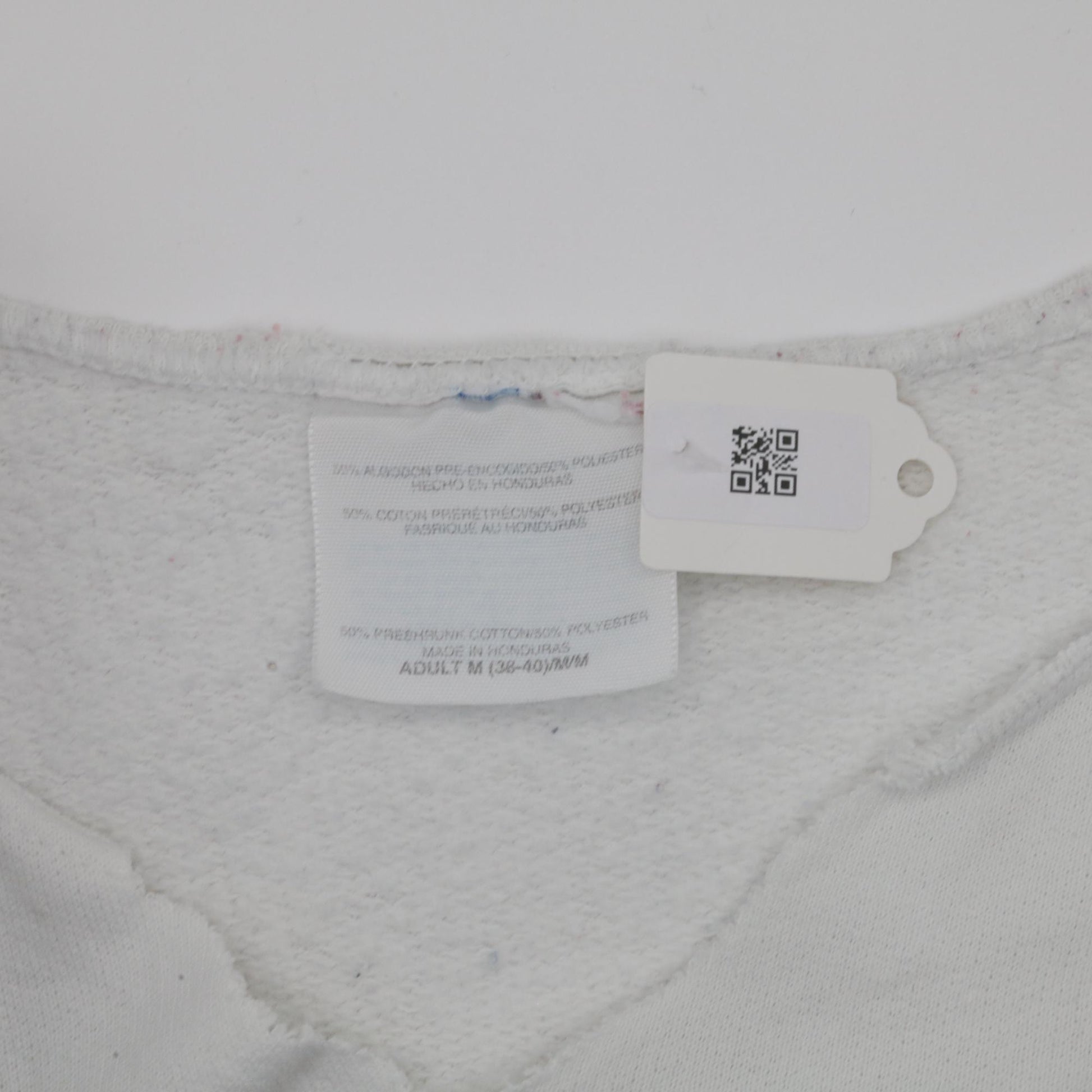 90s Peace on Earth Manatee Beach Christmas Sweatshirt White Cutoff Medium