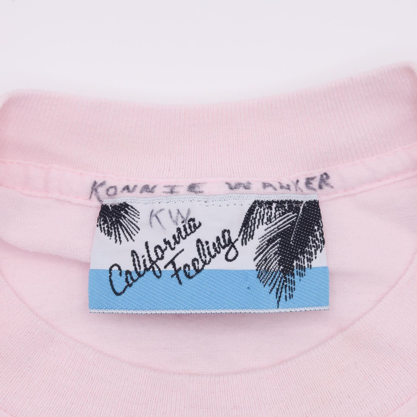 80s Pink Flamingo Beach Club Graphic Tee Single Stitch Crewneck Extra Small