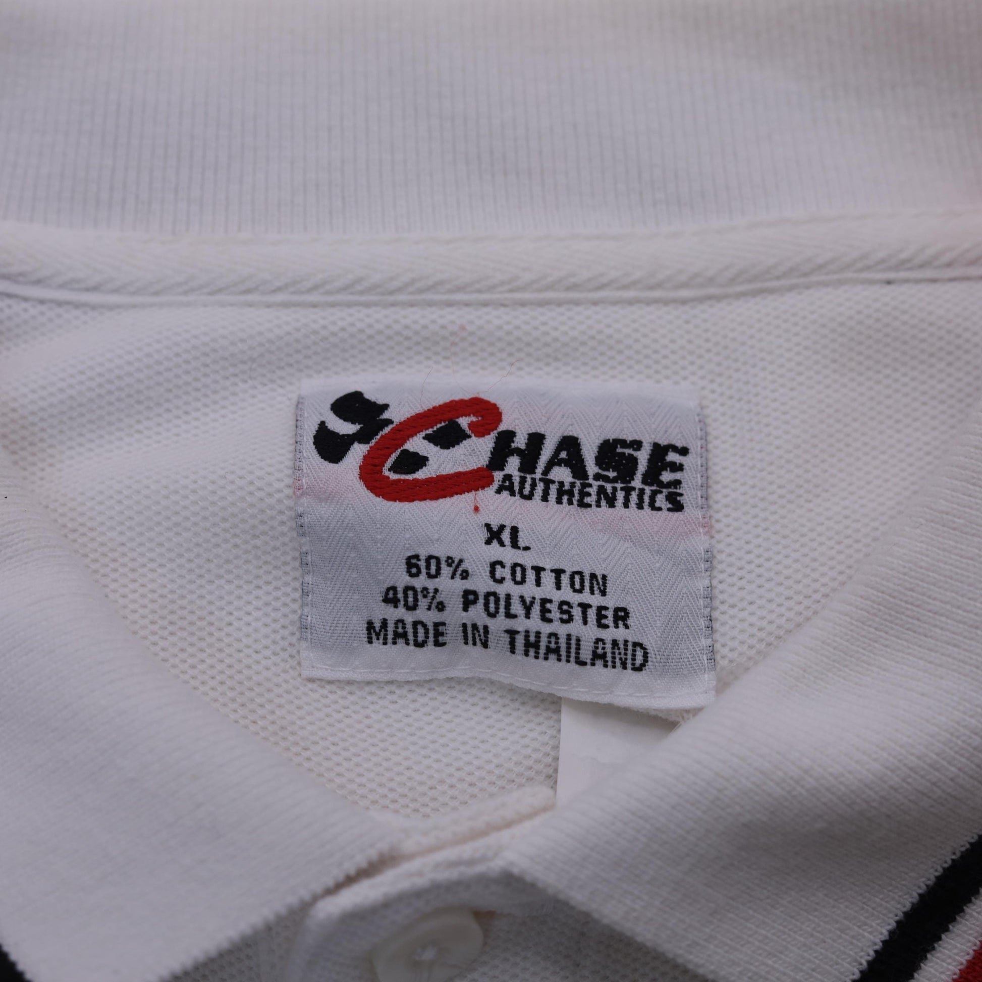 Y2K Budweiser Dale Earnhardt Jr NASCAR Polo Shirt White Red Striped XL