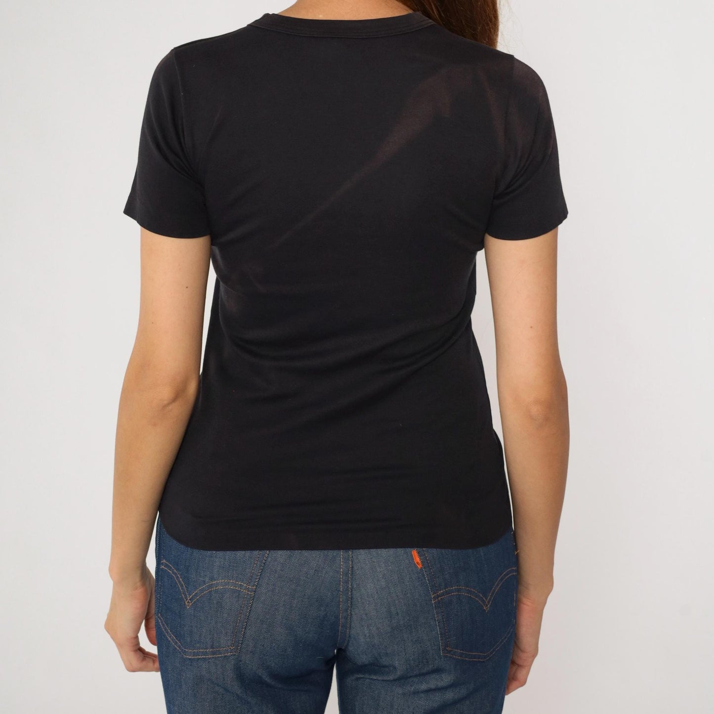 80s Barbados Island in the Sun Graphic T-Shirt Black Small