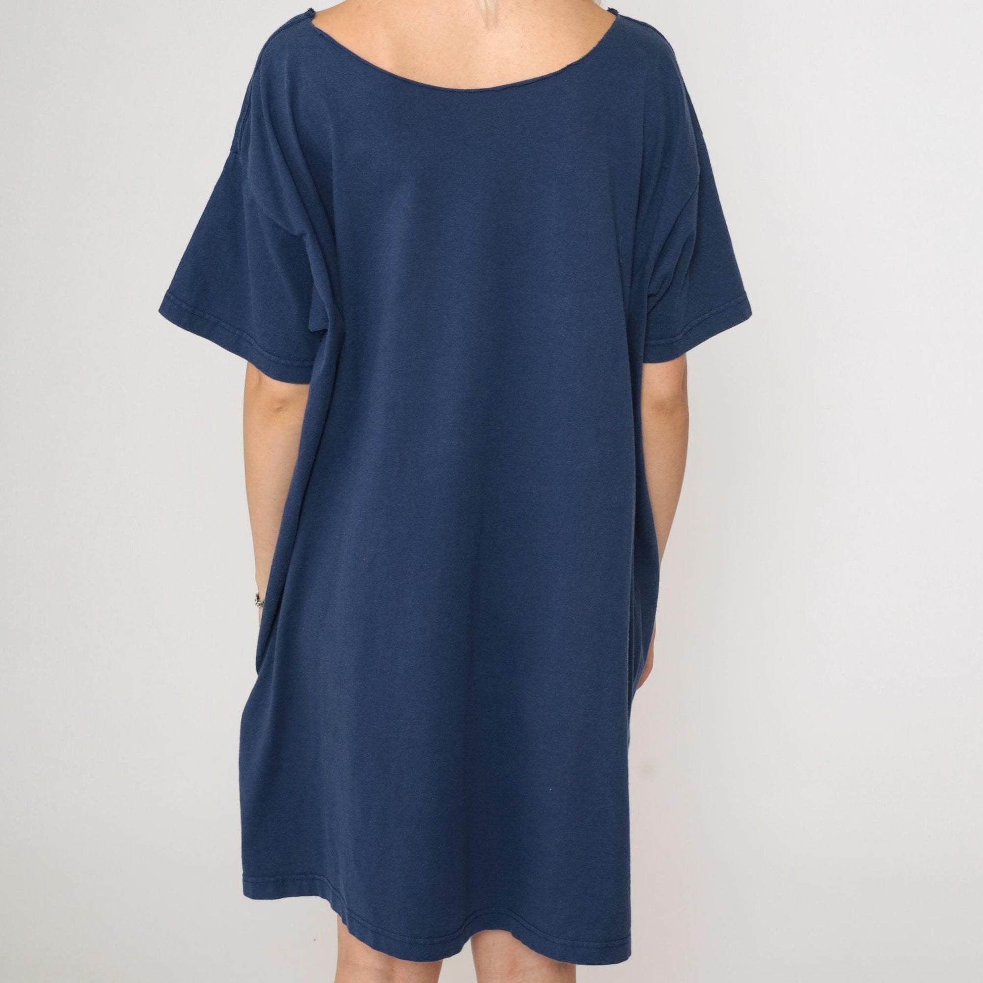 90s Winnie The Pooh Piglet Pajama Dress Disney Mini Navy Blue XXL Plus Size