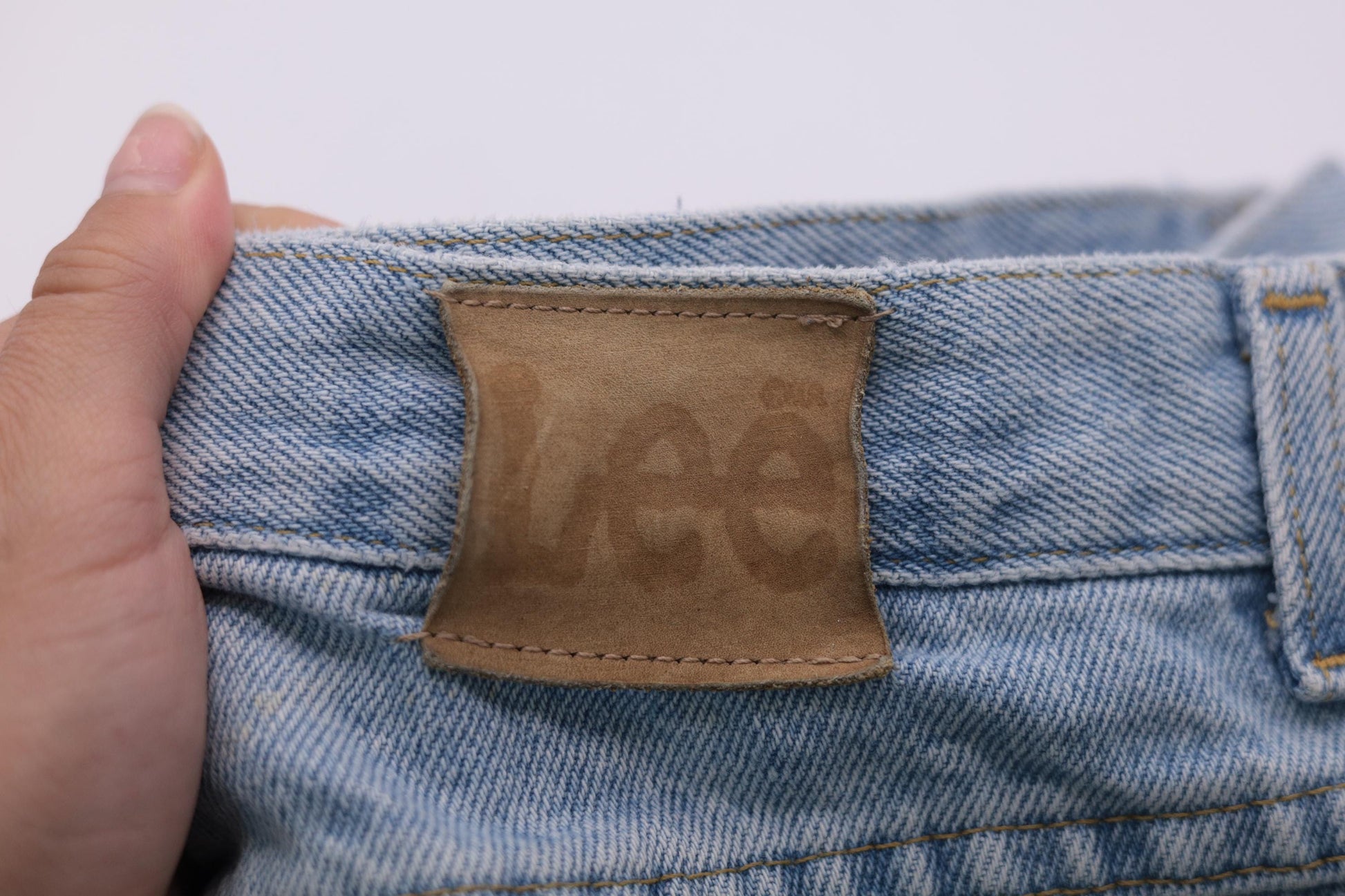 90s Lee High Waist Straight Leg Mom Jeans Blue Denim Medium