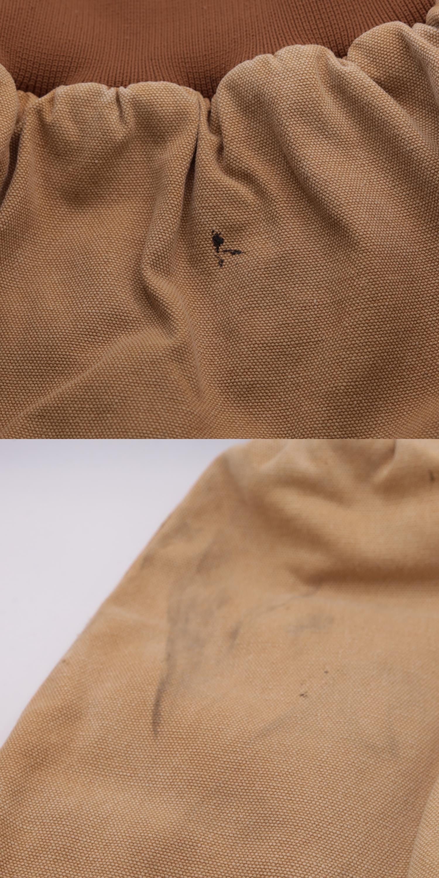 Y2K Walls Blizzard Pruf Hooded Work Jacket Tan Cargo Utility Large