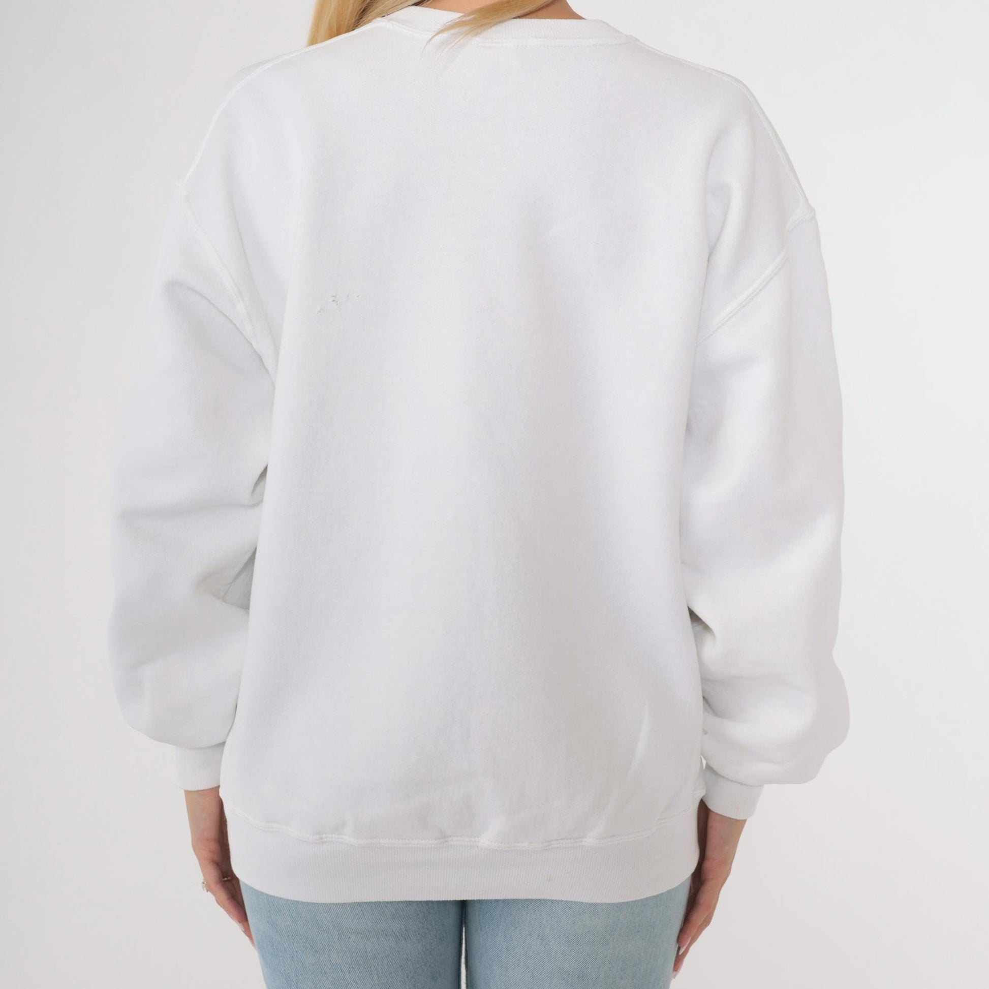 90s Jerzees Tennis St. Louis Graphic Sweatshirt White Crewneck Large