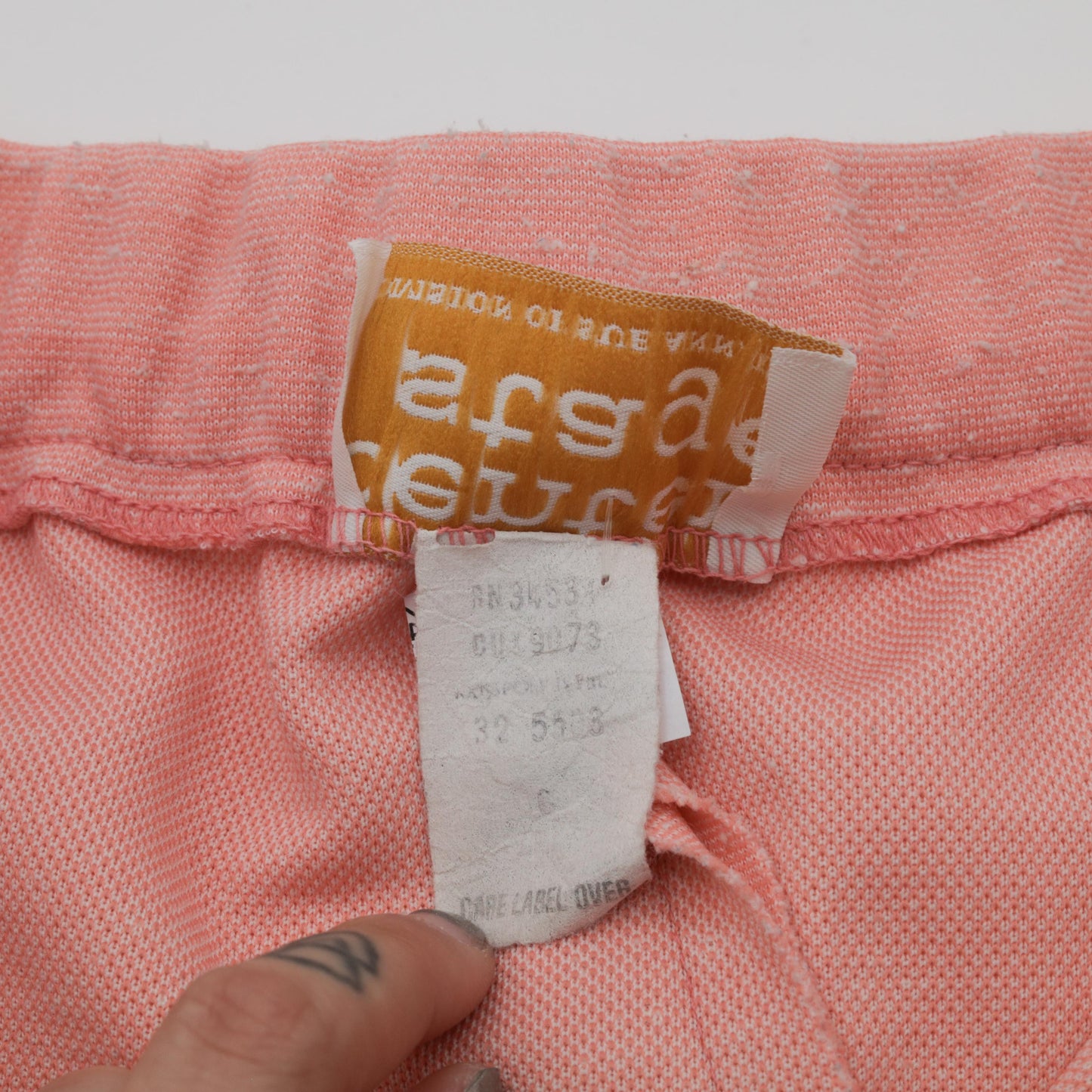 70s Center Stage Pink High-Rise Straight Leg Trousers Extra Small