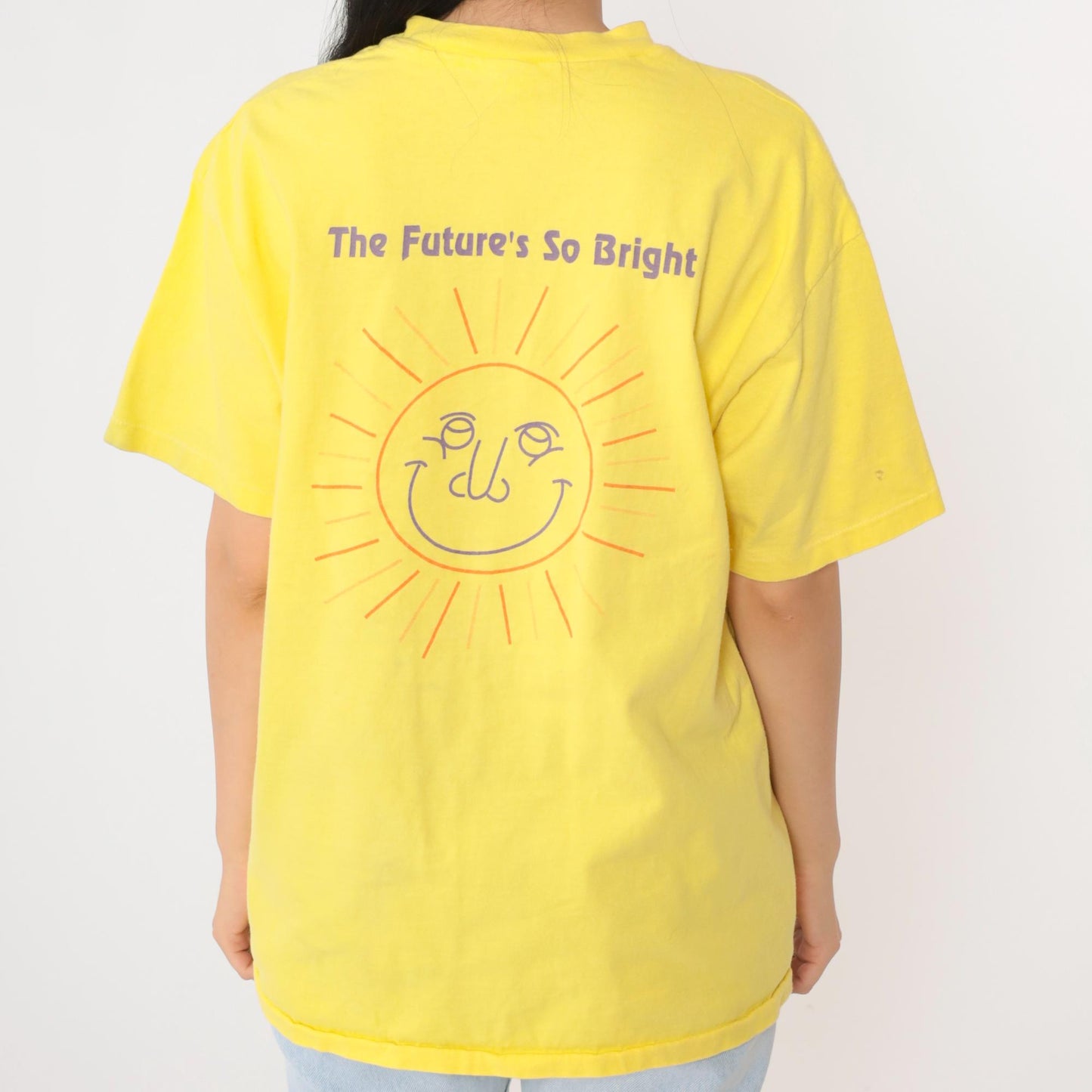 1993 Ektachem Users Meeting T-Shirt Yellow Sun Graphic Medium