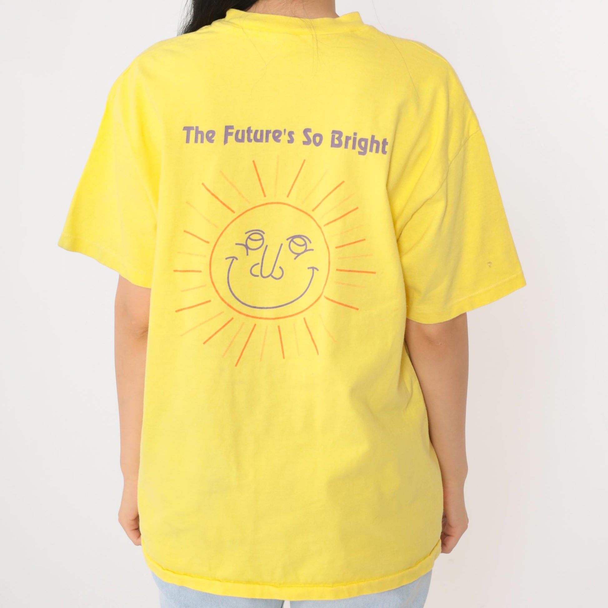 1993 Ektachem Users Meeting T-Shirt Yellow Sun Graphic Medium