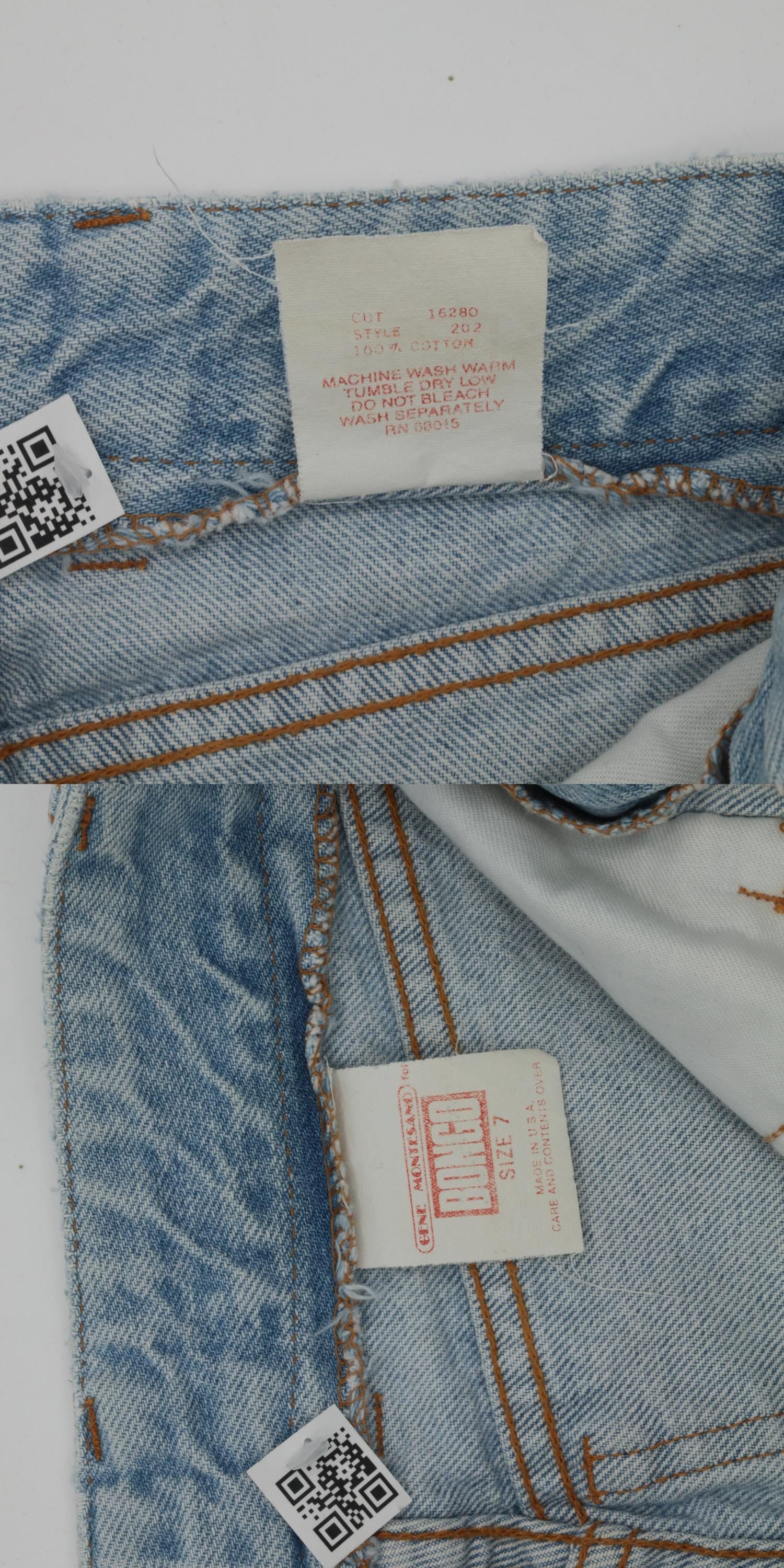 90s Bongo High-Waisted Mom Jeans Light Wash Skinny Denim Extra Small