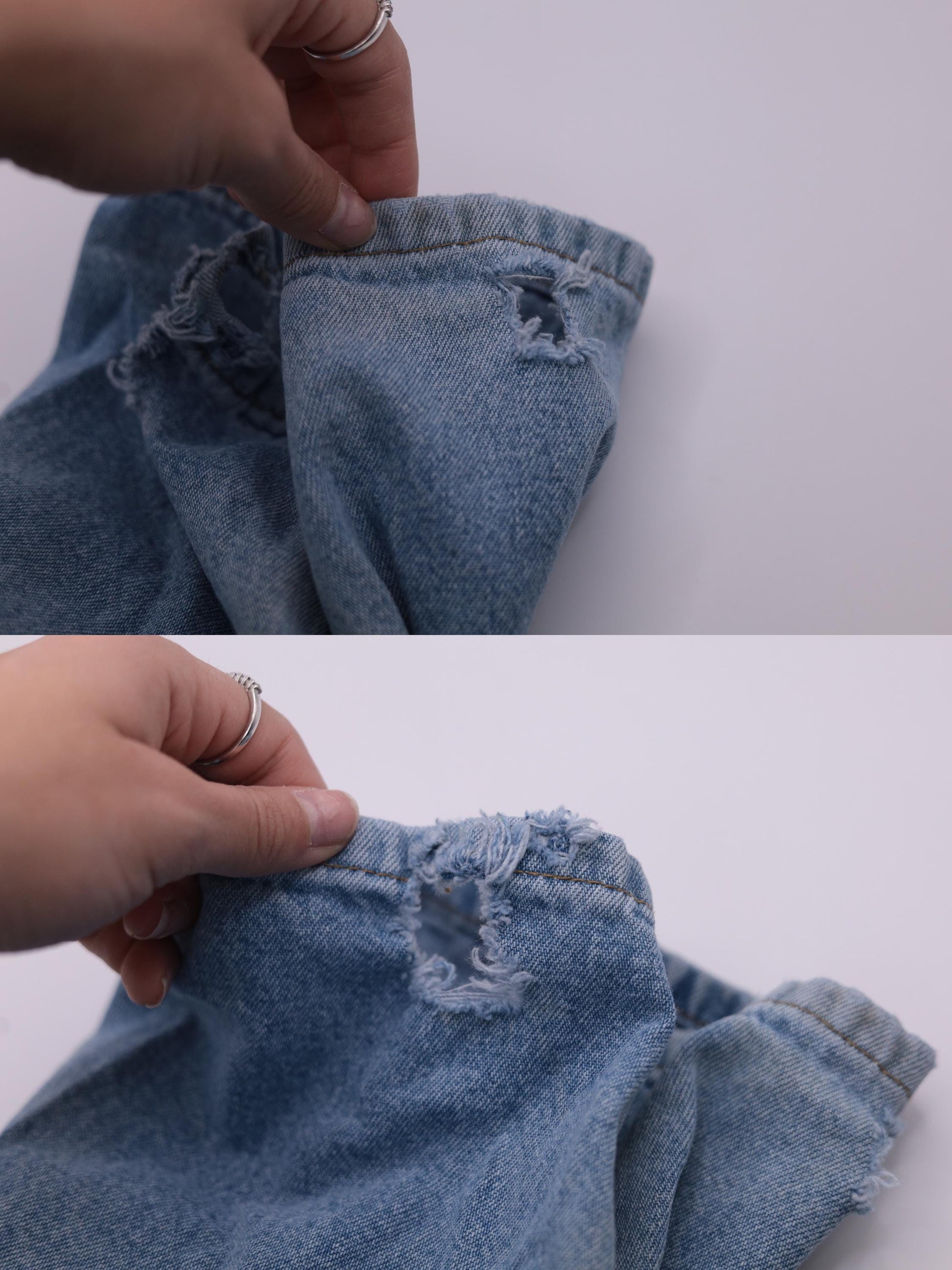 Y2K Carhartt Carpenter Jeans Ripped Blue Denim High Waisted 36x34