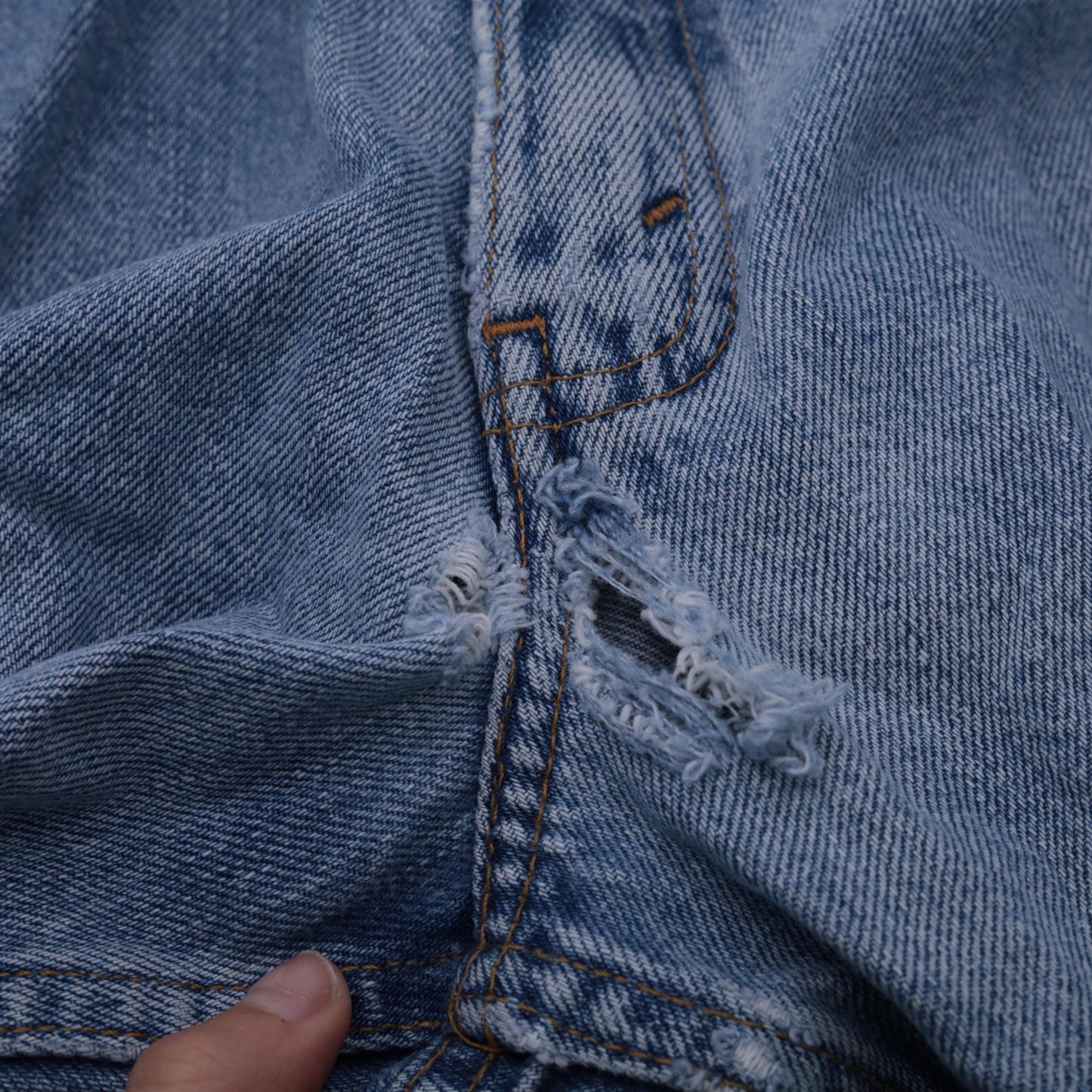 90s Levi's 560 High Waist Tapered Jeans Blue Denim Men's 32x32