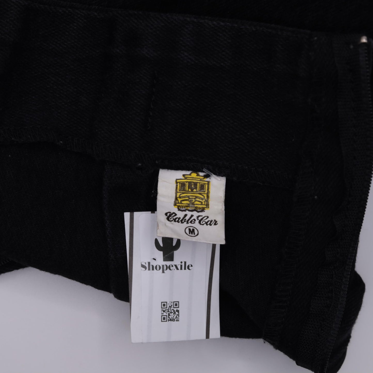 90s Black Denim Mini Skirt High Waist Bodycon Jean Skirt Extra Small