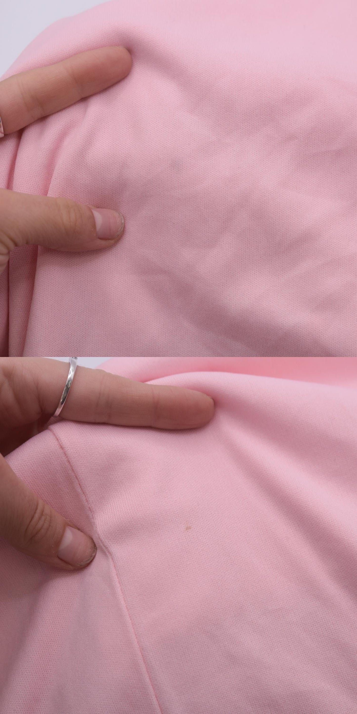 70s Baby Pink Maxi Sundress Smocked High Waist Spaghetti Strap Extra Small