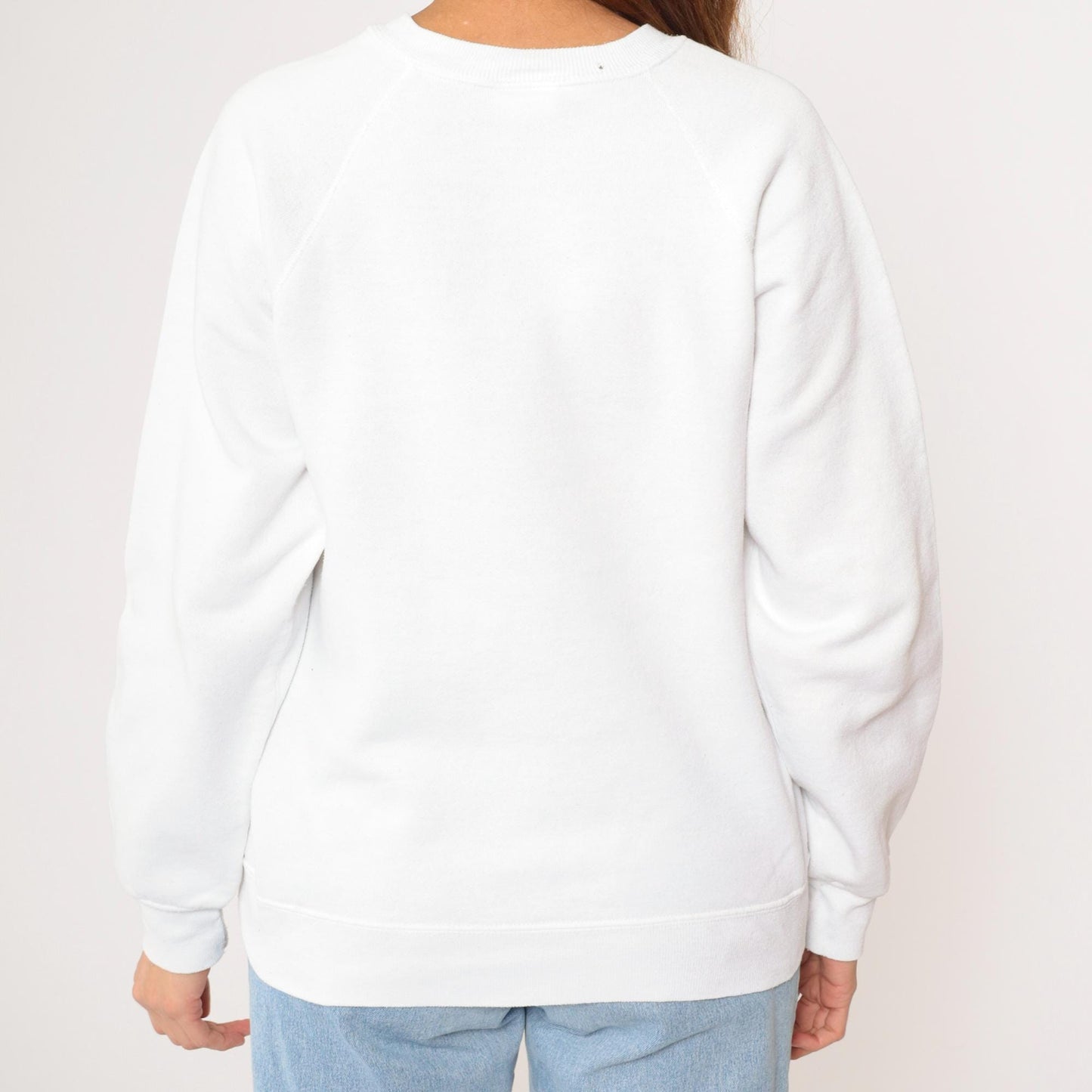 90s Apple Fest Marionville Missouri Graphic Sweatshirt White Raglan Small