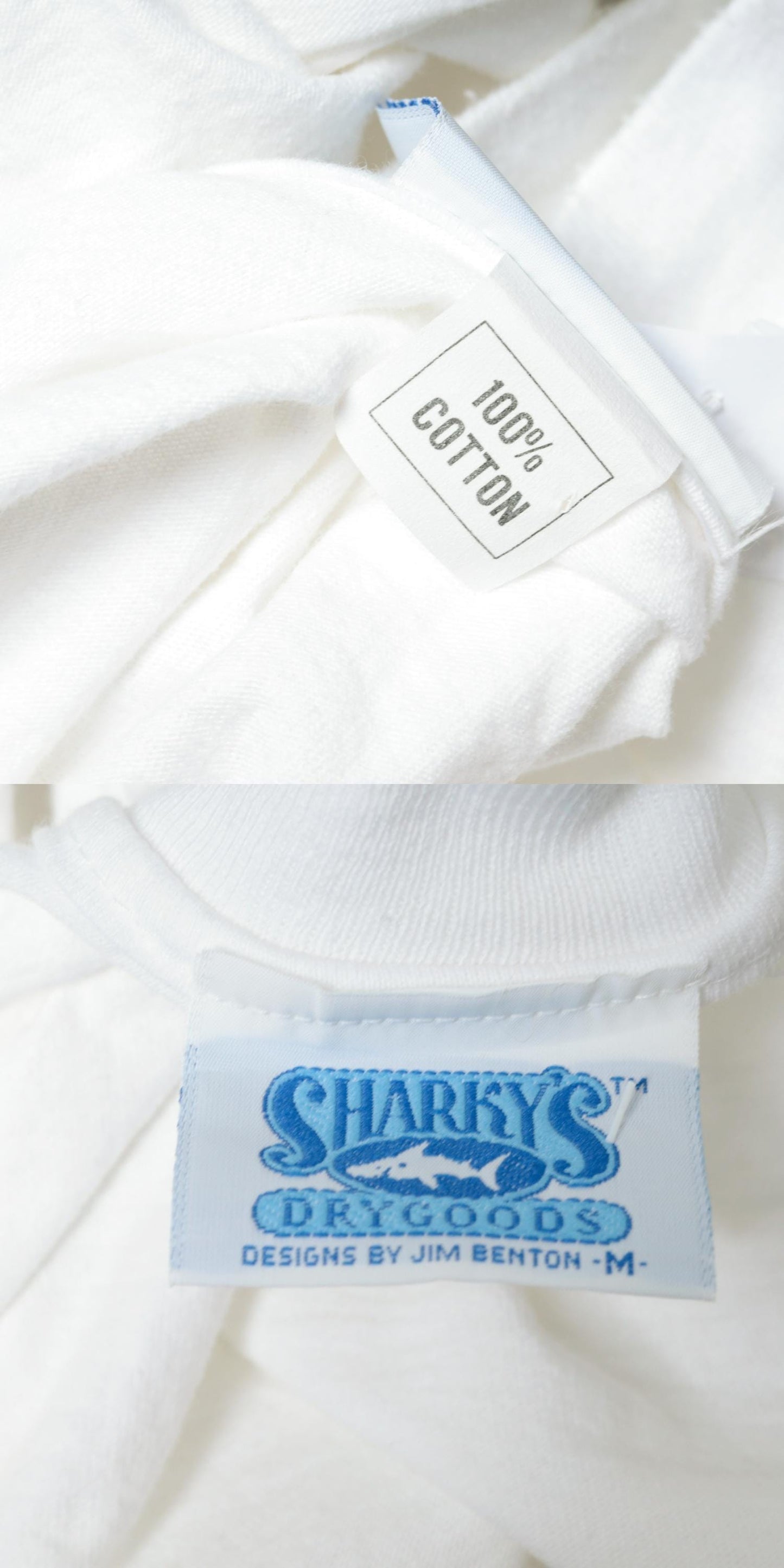 90s Jim Benton Mr. Health Club Graphic T-Shirt White Cotton Medium M