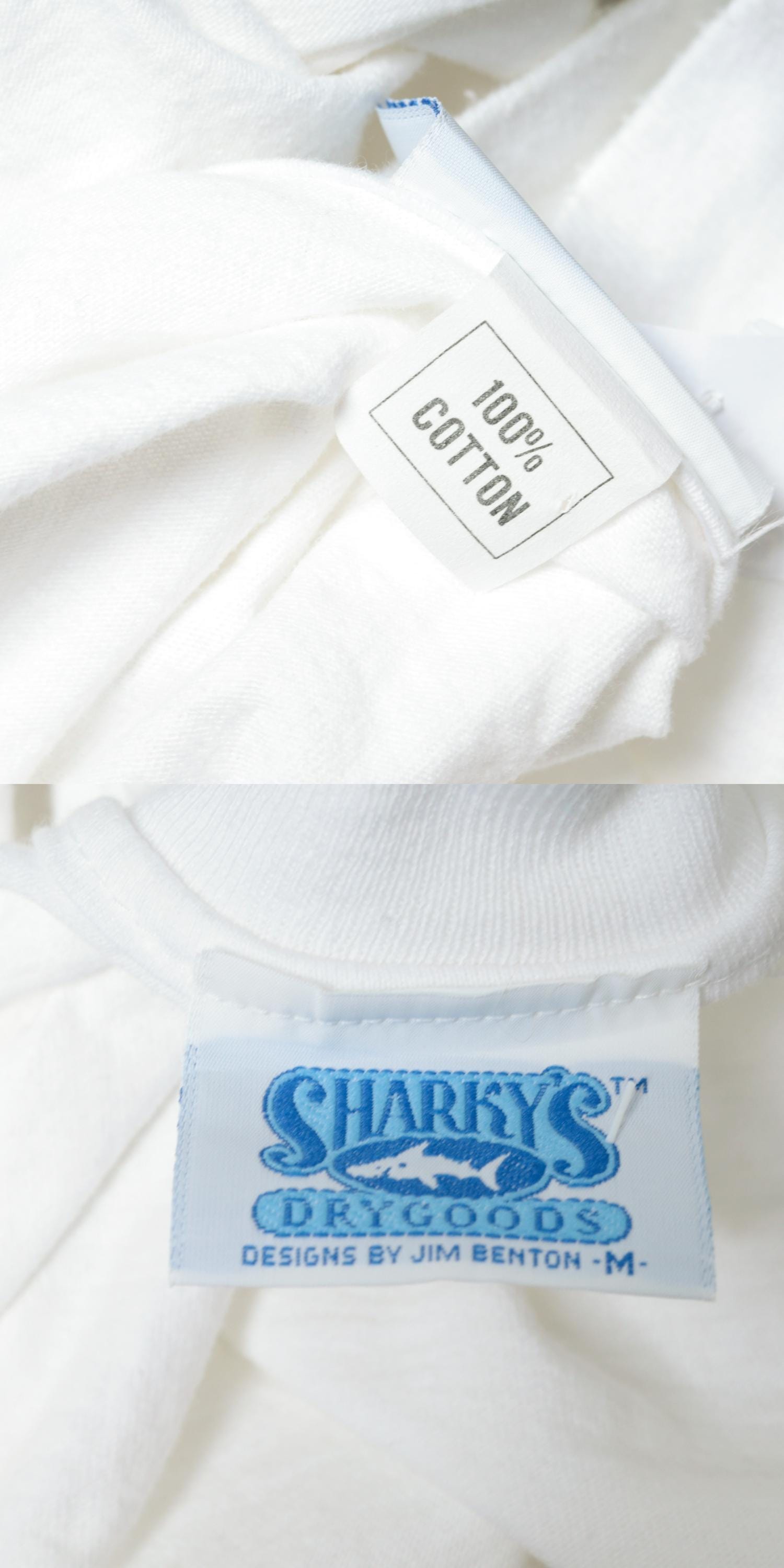 90s Jim Benton Mr. Health Club Graphic T-Shirt White Cotton Medium M
