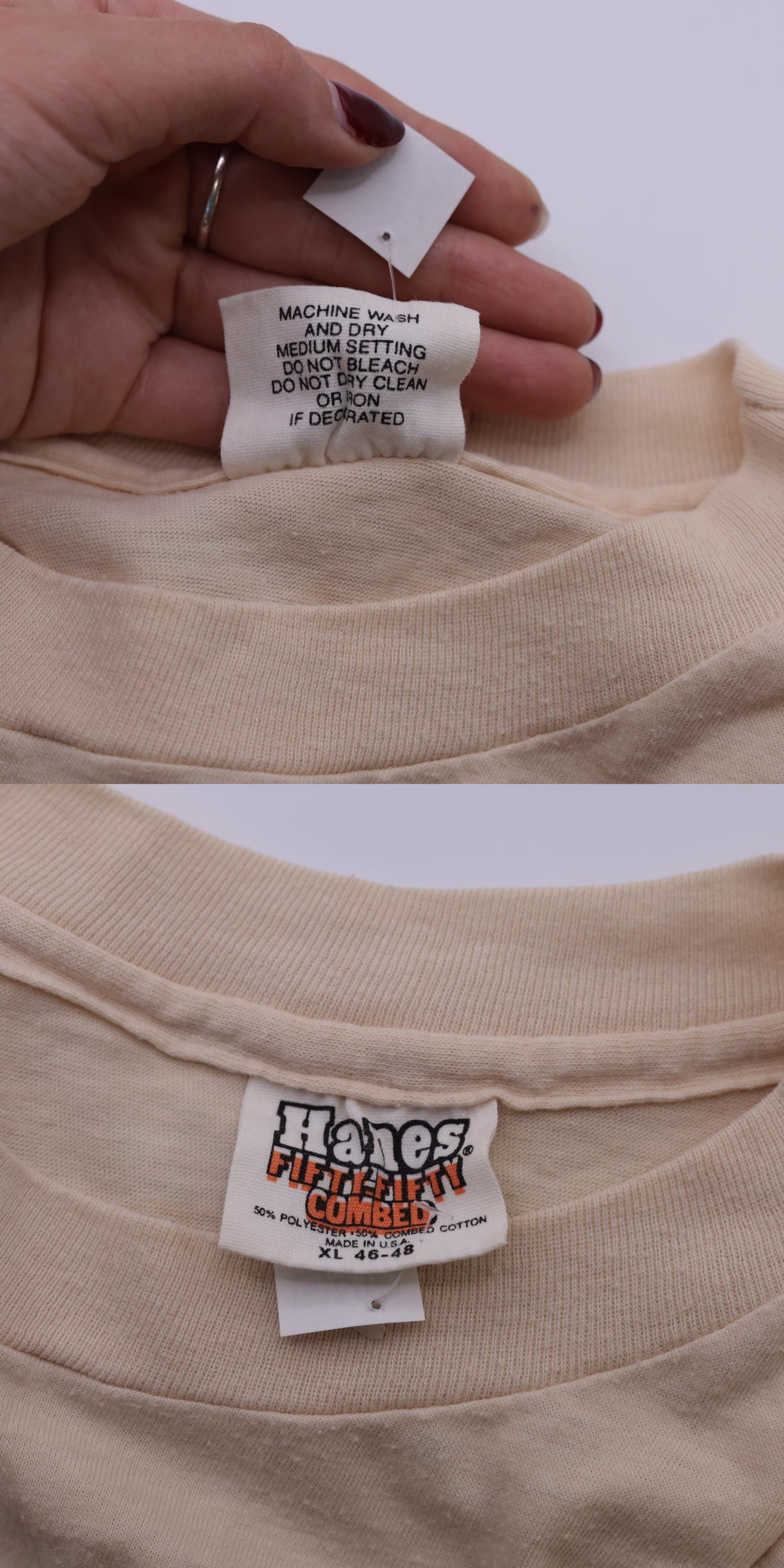 80s Arlington Hotel Hot Springs Arkansas Graphic T-Shirt Cream Single Stitch XL