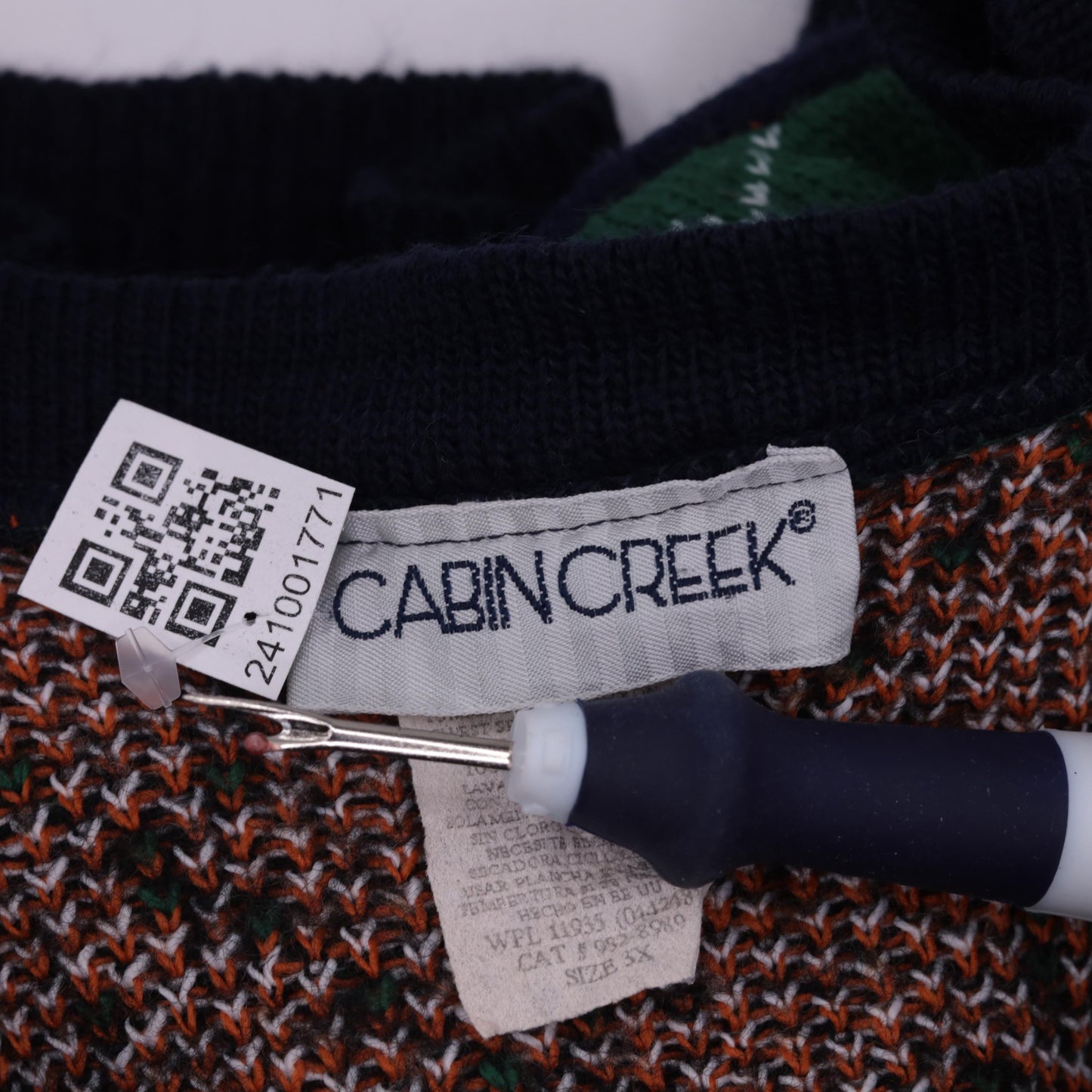 90s Cabin Creek Sports Cardigan Novelty Knit Basketball Football Soccer Plus Size XL