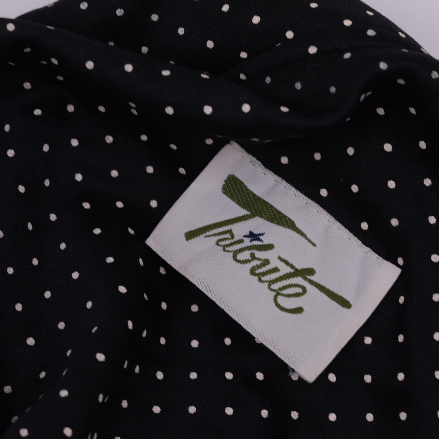 70s Black Polka Dot Ascot Midi Dress Long Sleeve Shift Plus Size XXL