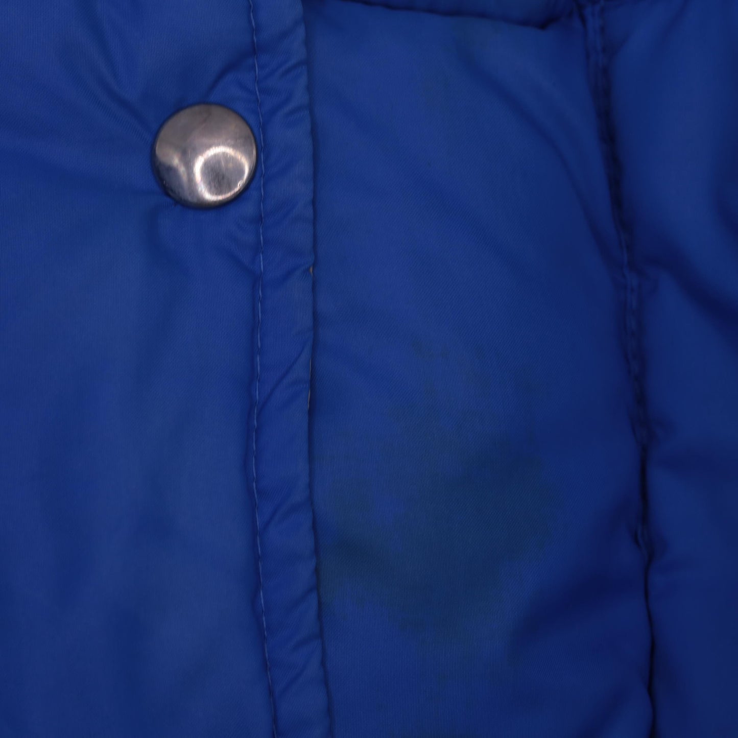 80s Polar Gear Down Puffer Vest Blue Snap Front Sleeveless Extra Large
