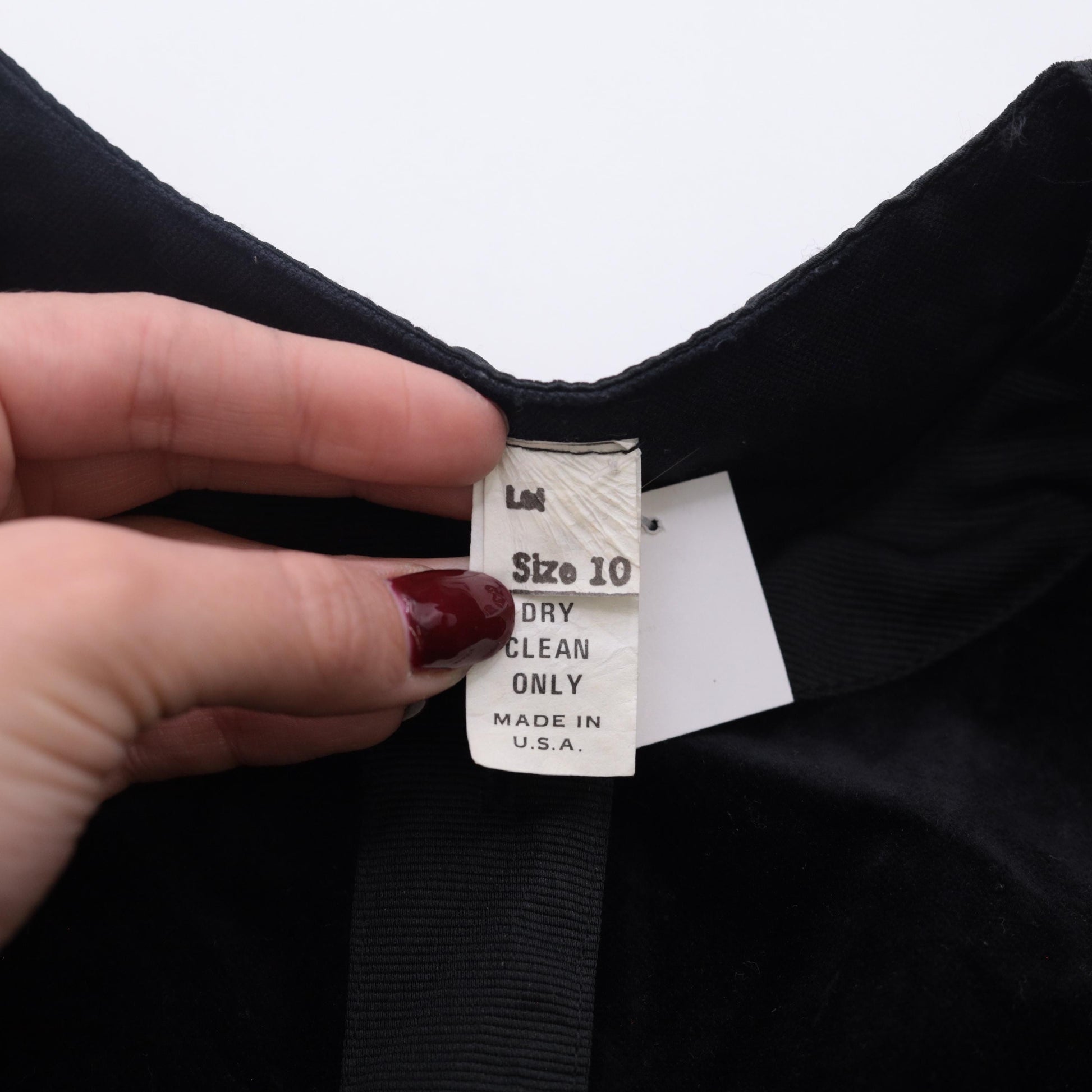 80s Black Velvet Jacket Dress Mini Button-Up Long Sleeve Medium