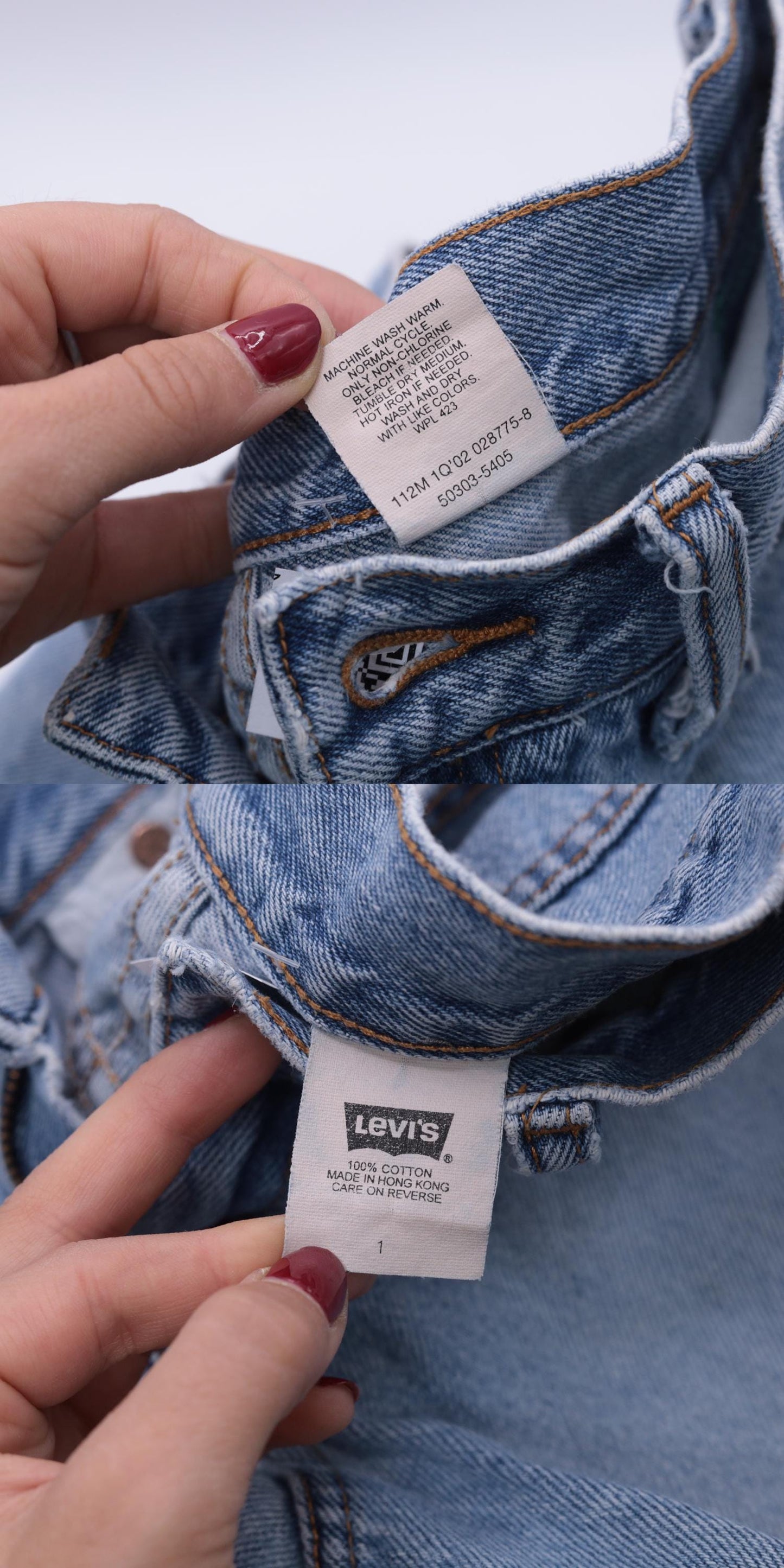 Y2K Levi's Cutoff Denim Shorts Blue Low Rise Frayed Hem Extra Small