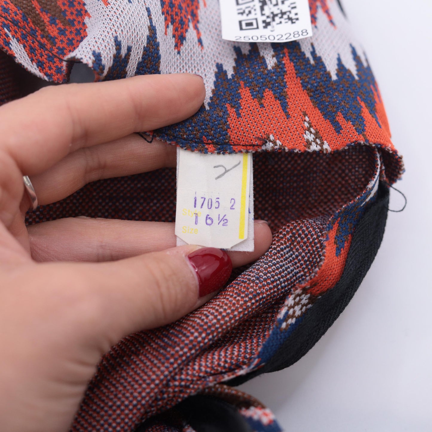 1960s Psychedelic Striped Mod Shift Dress Mini Orange Brown Blue Large