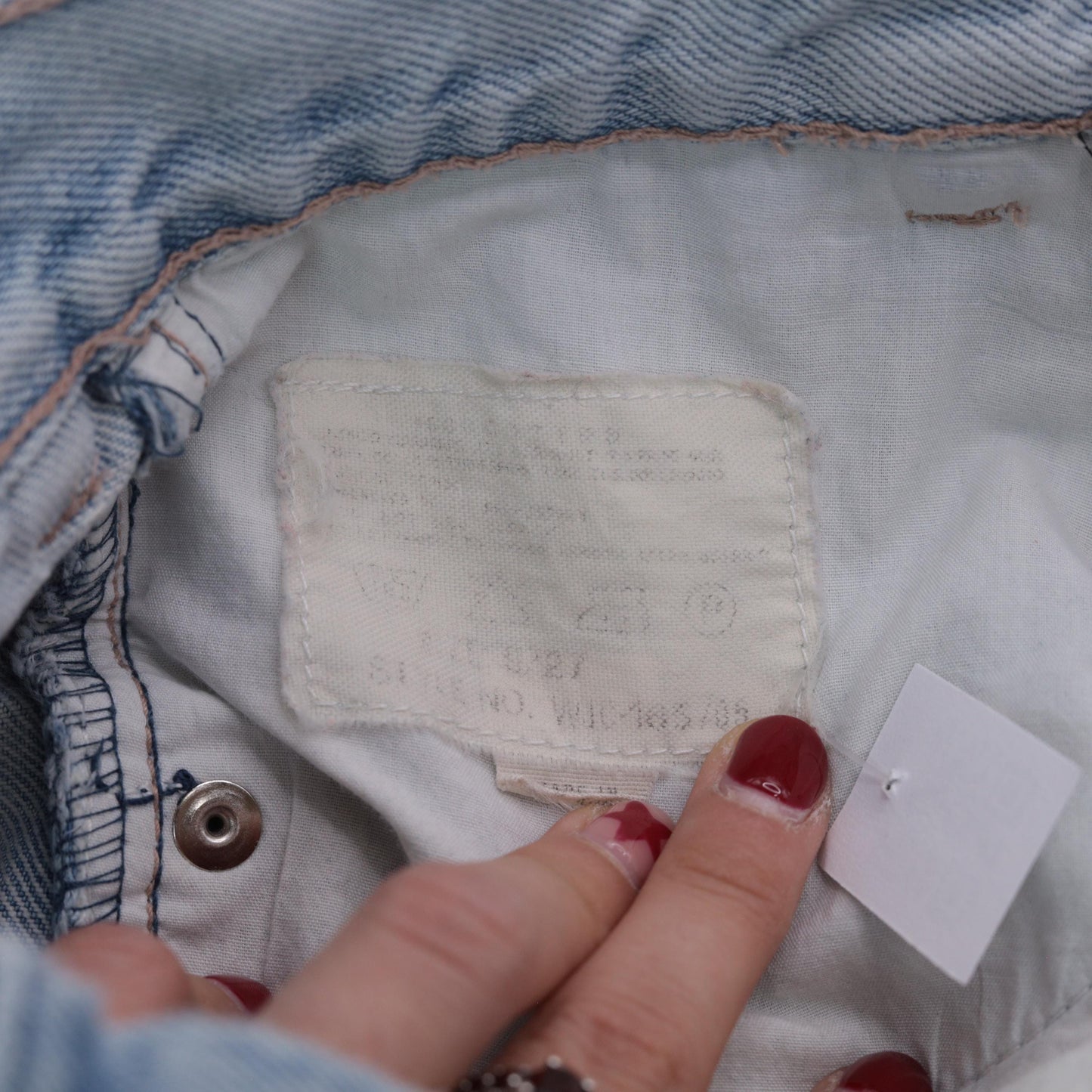 90s Sharp Light Blue High Waisted Mom Jeans Tapered Denim XXS
