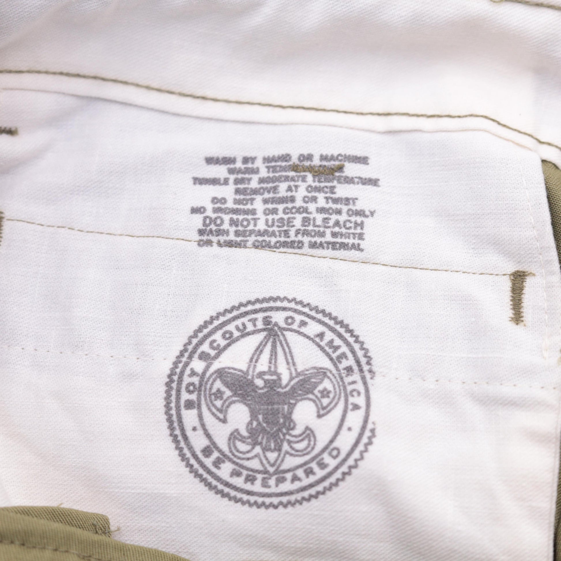 80s Boy Scouts of America Olive Green High-Waisted Straight Pants Medium