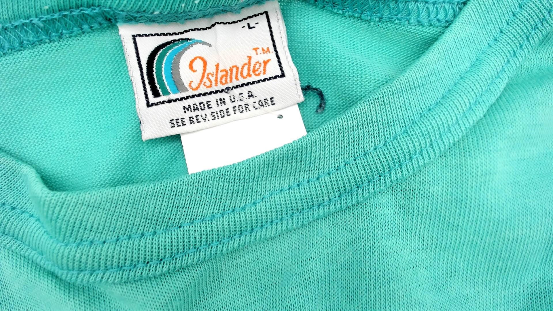 80s Turquoise Athletic Tank Top Mesh Panels Crew Neck Small Medium