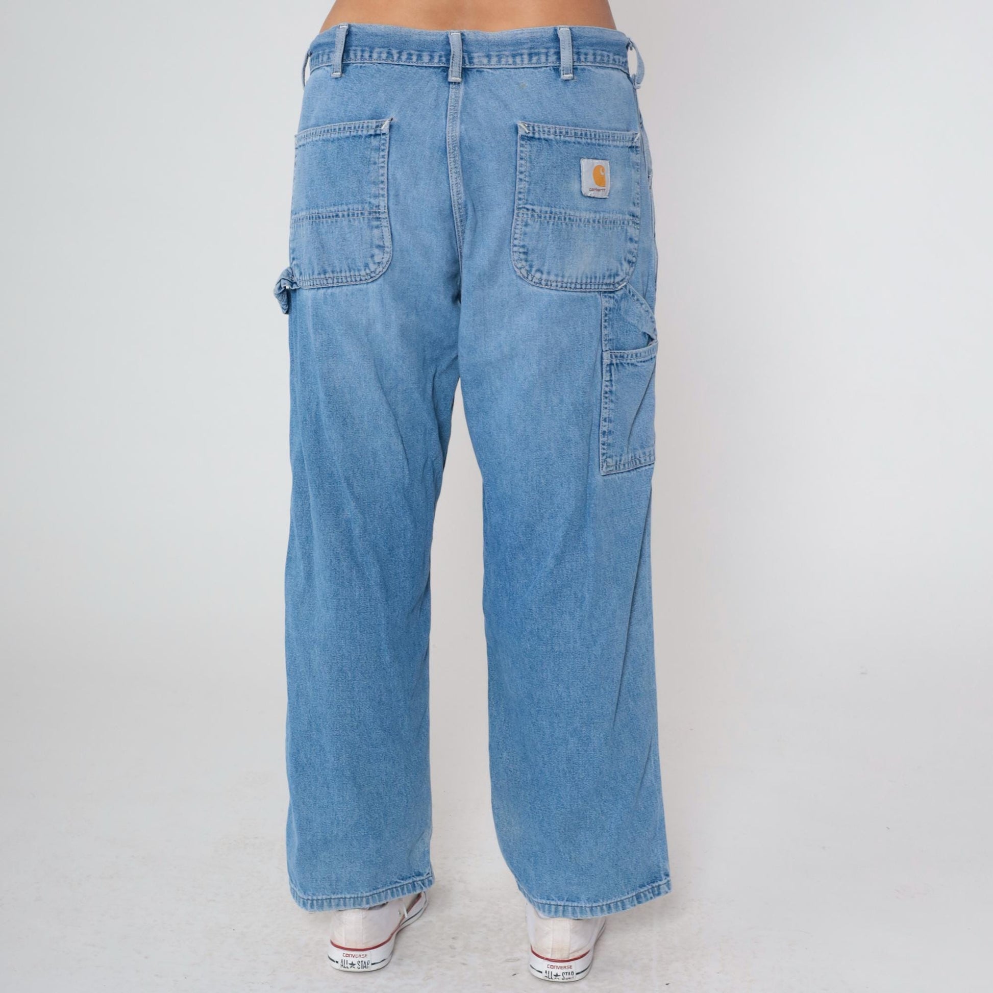 90s Carhartt Relaxed Fit Denim Jeans 38x30 Blue Workwear