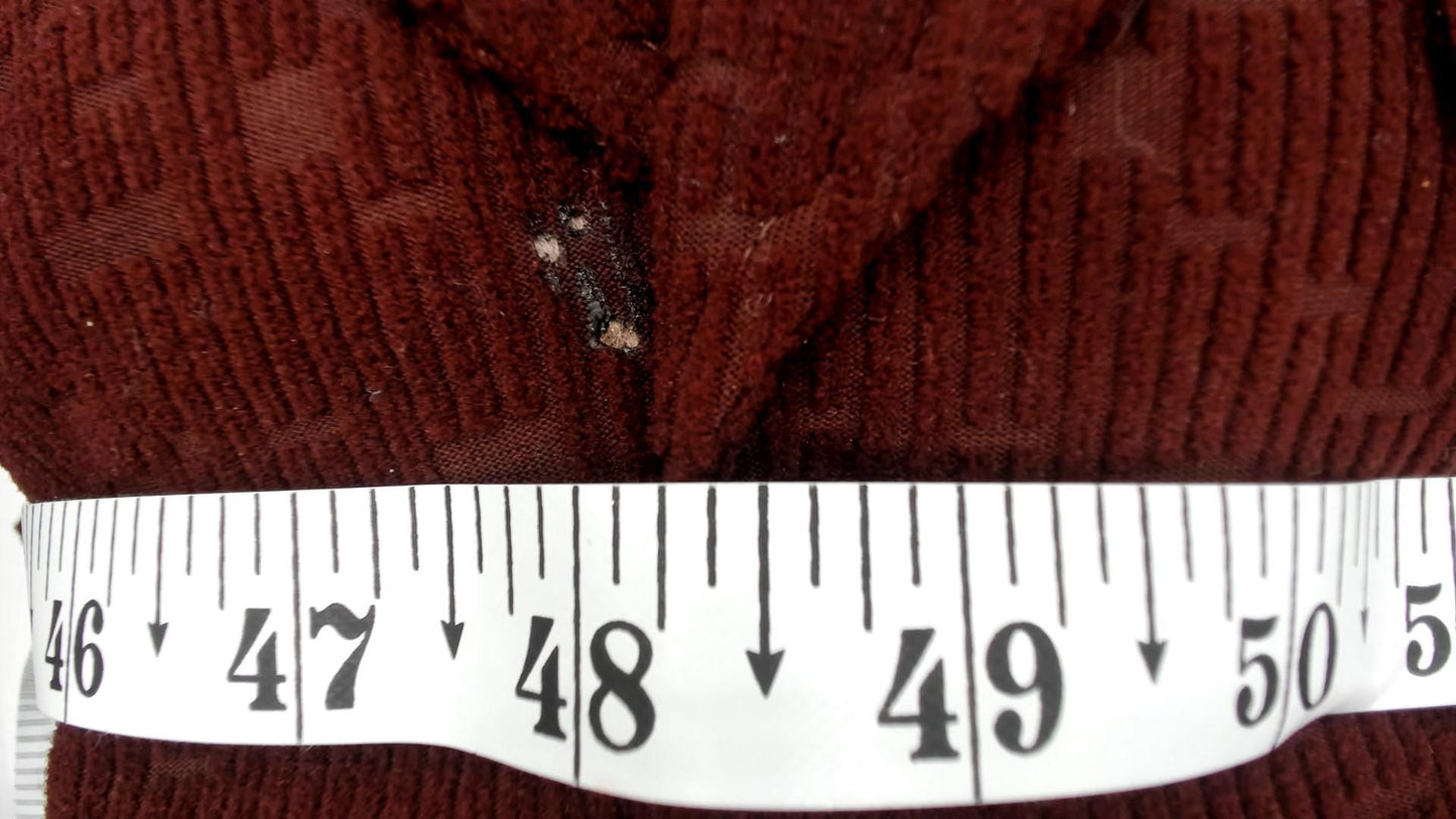80s Meidiy Corduroy Blazer Chocolate Brown Notched Collar Medium M
