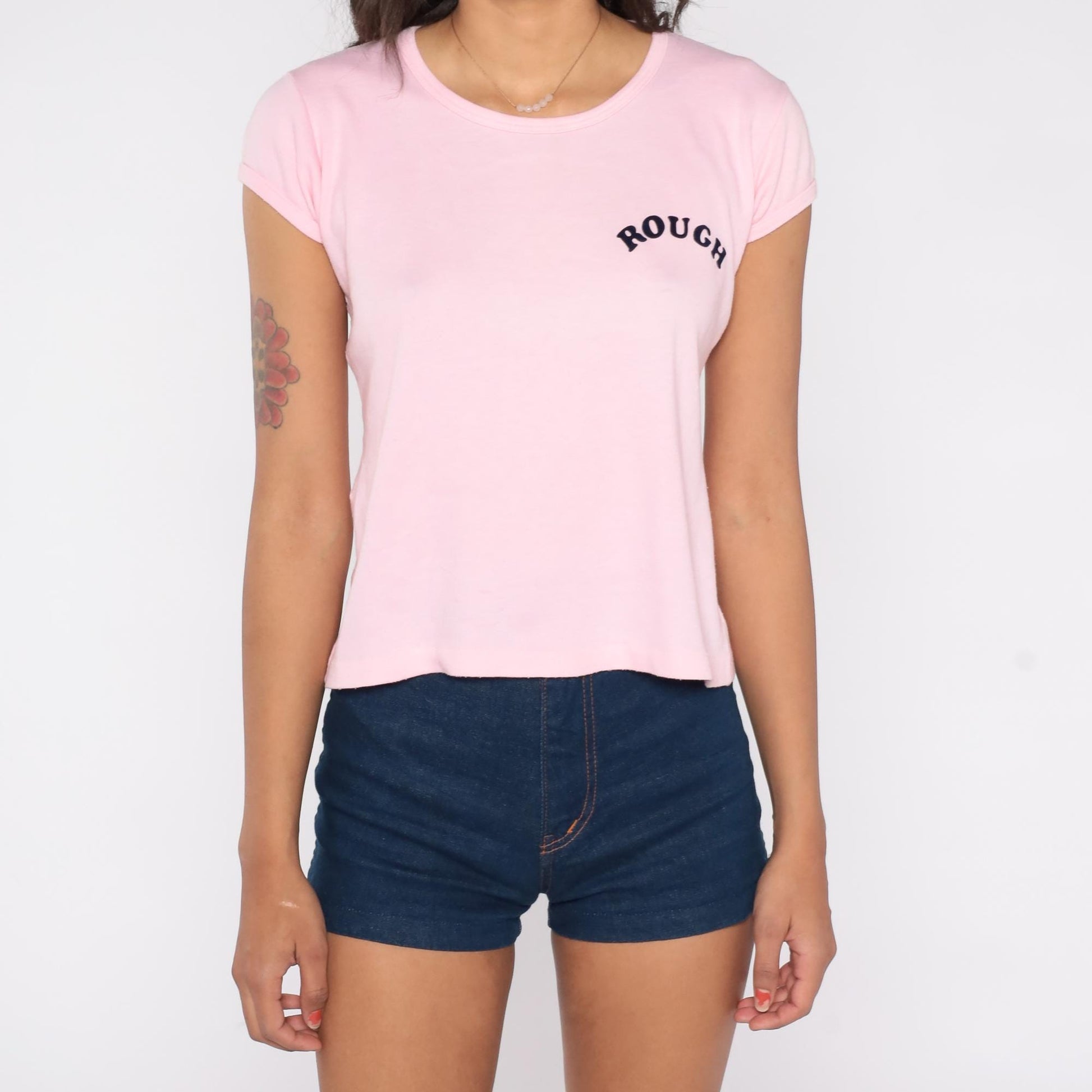 80s Pink Graphic Tee Ken's Liquor Store Stedman Cotton Medium