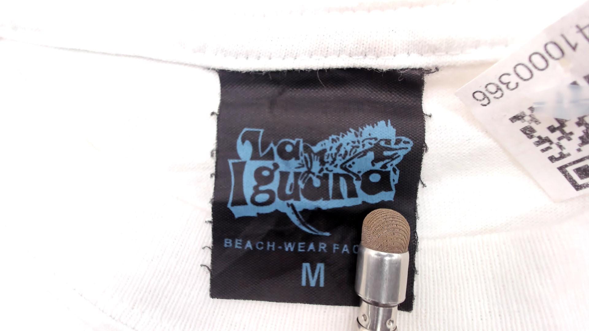 Y2K Gecko Surf Team Cozumel Mexico White Cotton Graphic Tee Medium