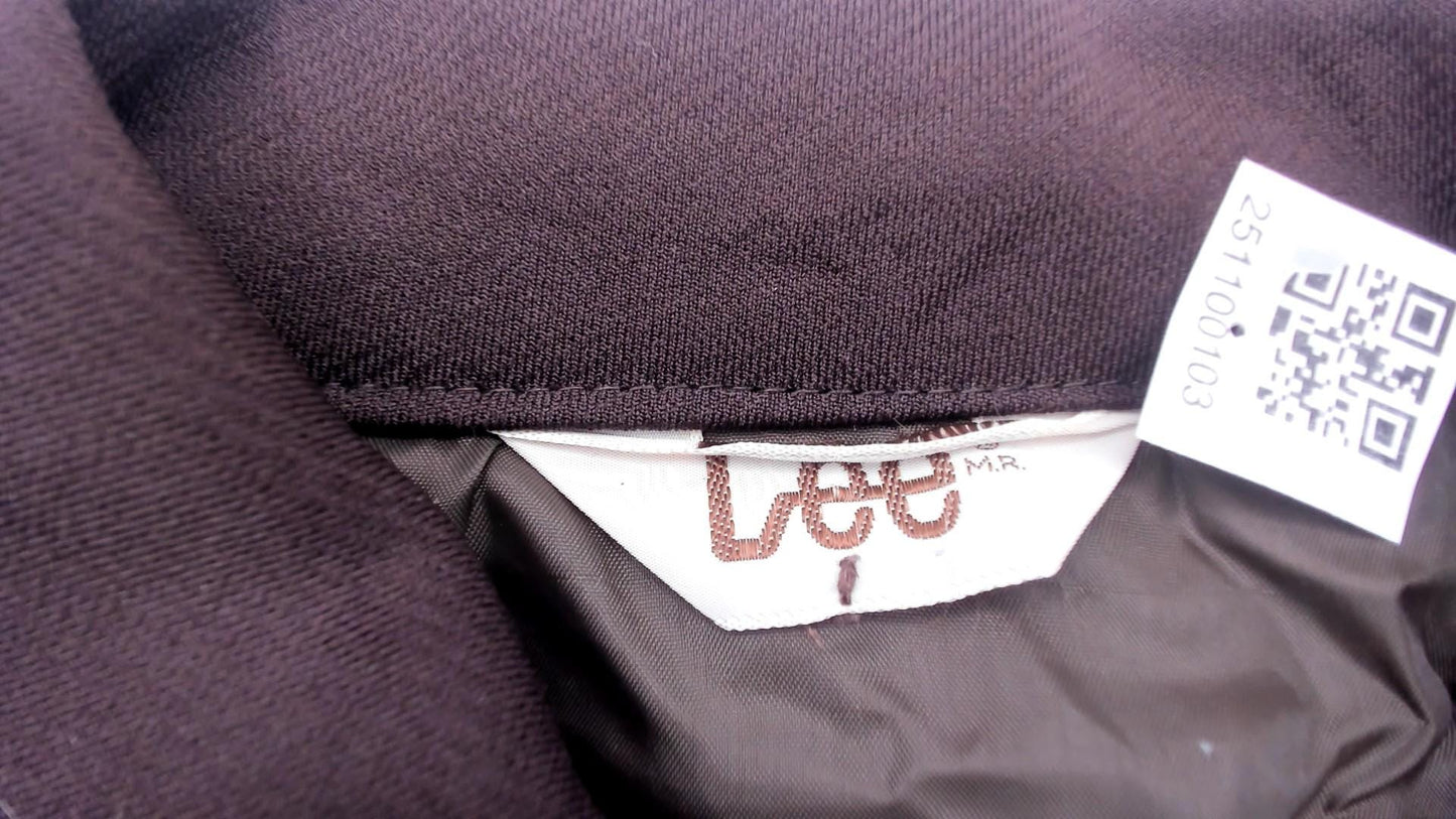 70s Lee Western Shirt Snap Button Black Pointed Collar Unisex Medium