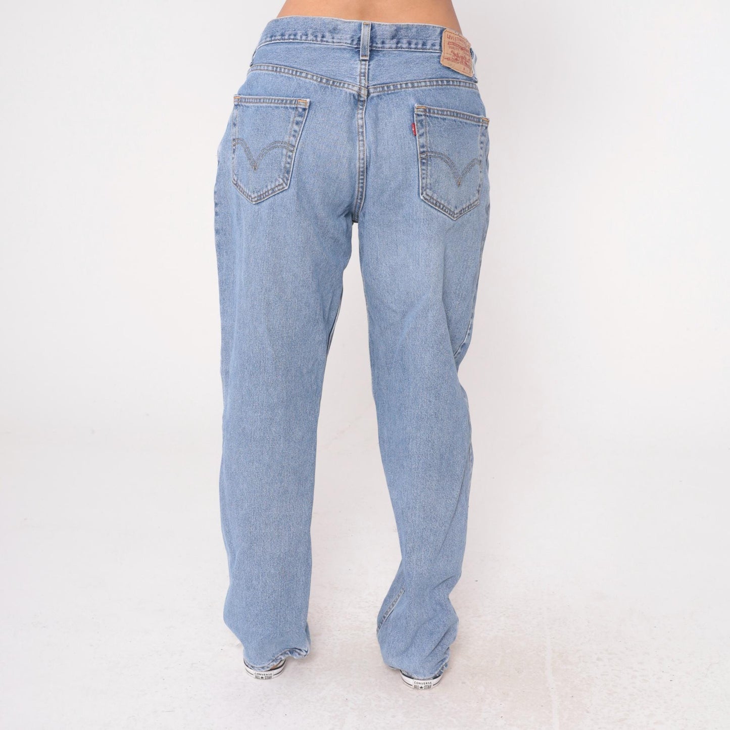 Levi's 550 Y2K Light Wash High Rise Straight Leg Jeans 36x32