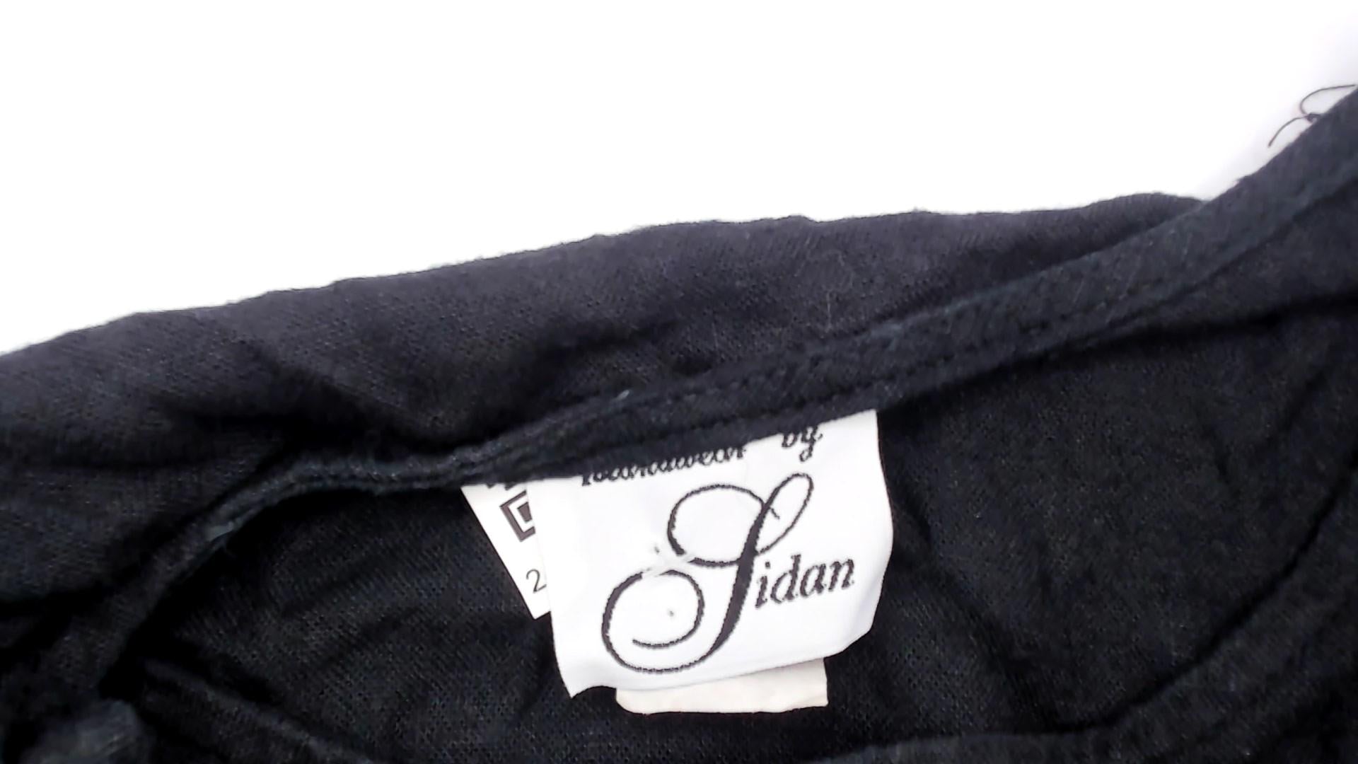90s Sidan Black Fish Skeleton Nautical Print T-Shirt Small S