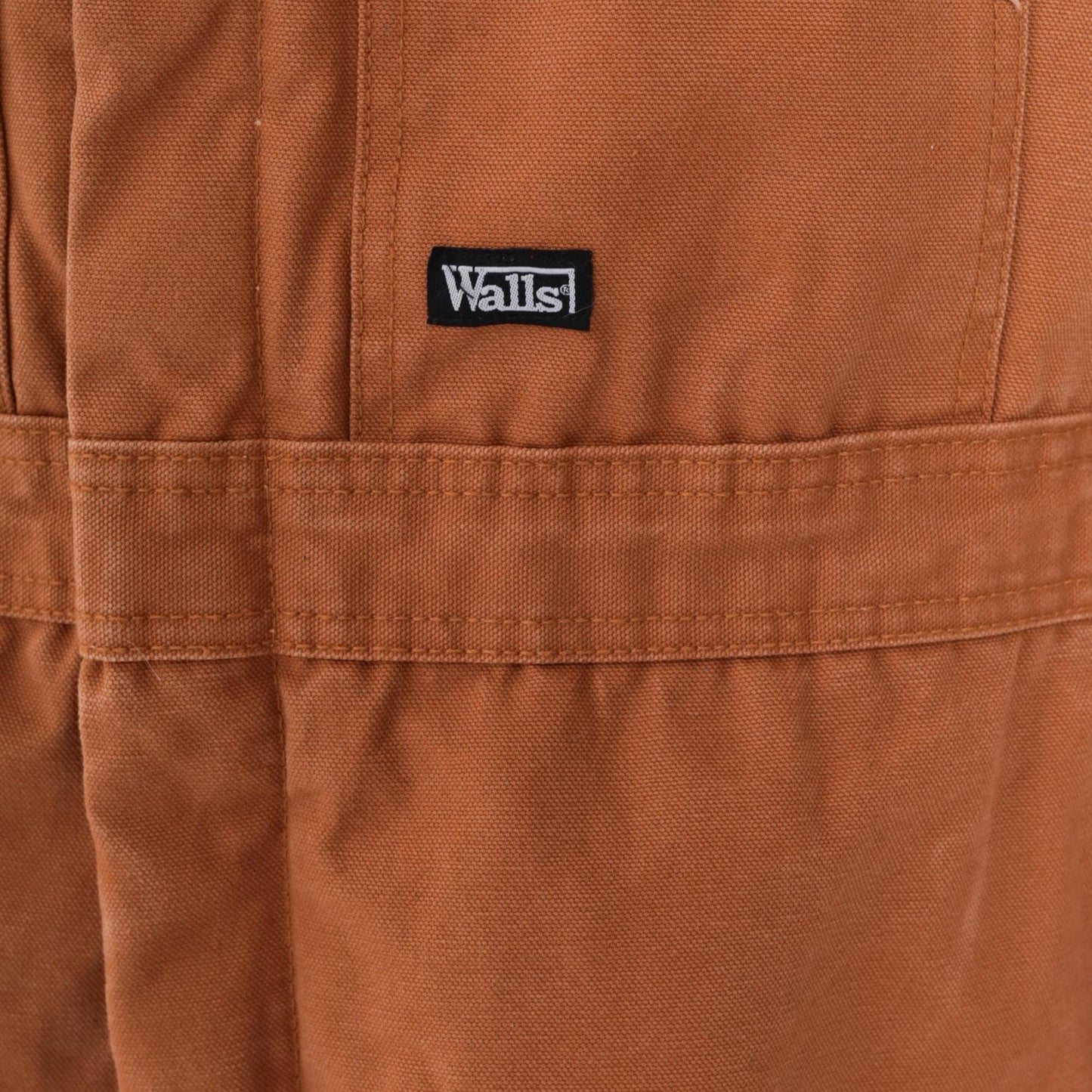 Y2K Walls Work Wear Tan Cargo Overalls XXL Adjustable Straps