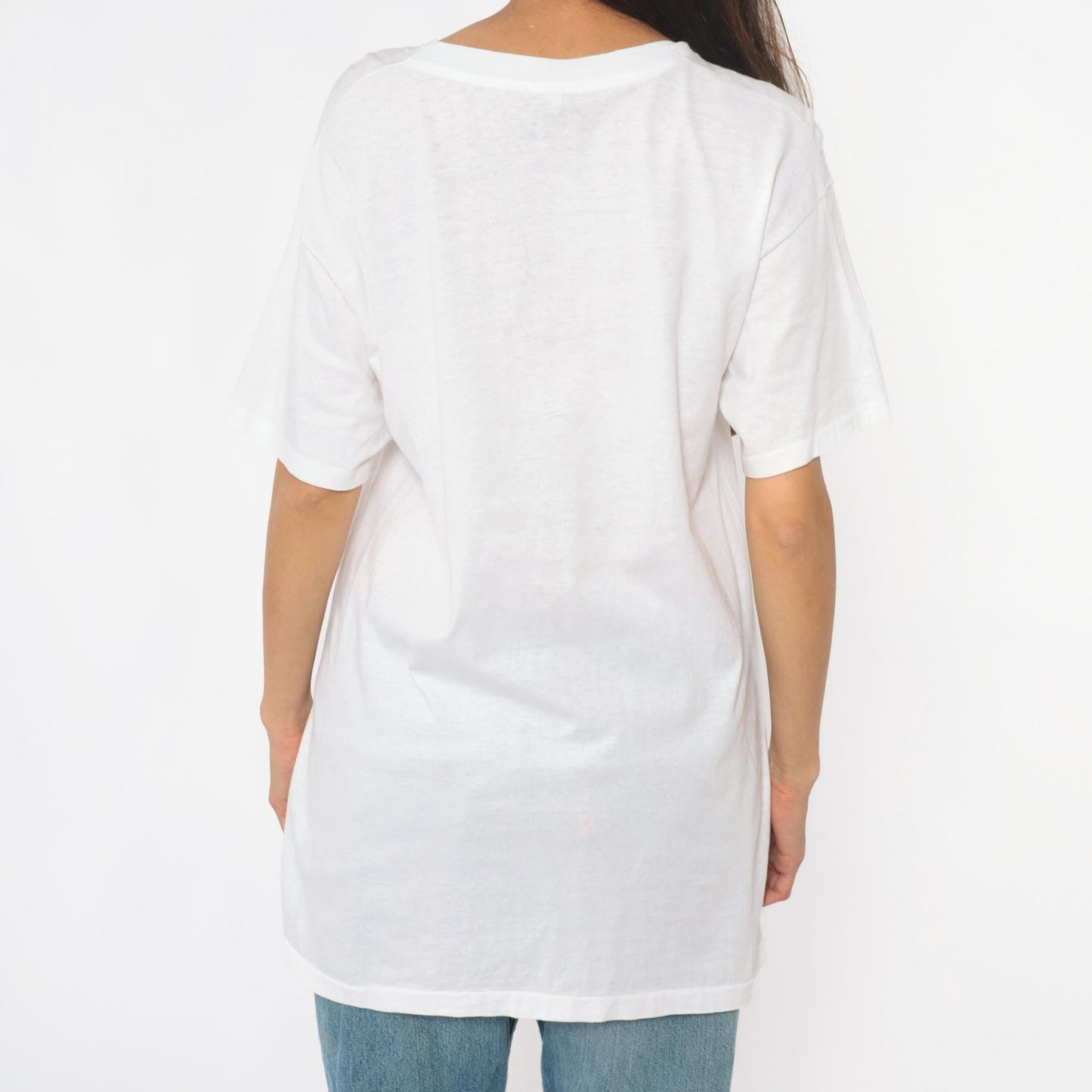 80s Desert Warrior Graphic Tee White Cotton Screen Print Hanes Extra Large XL