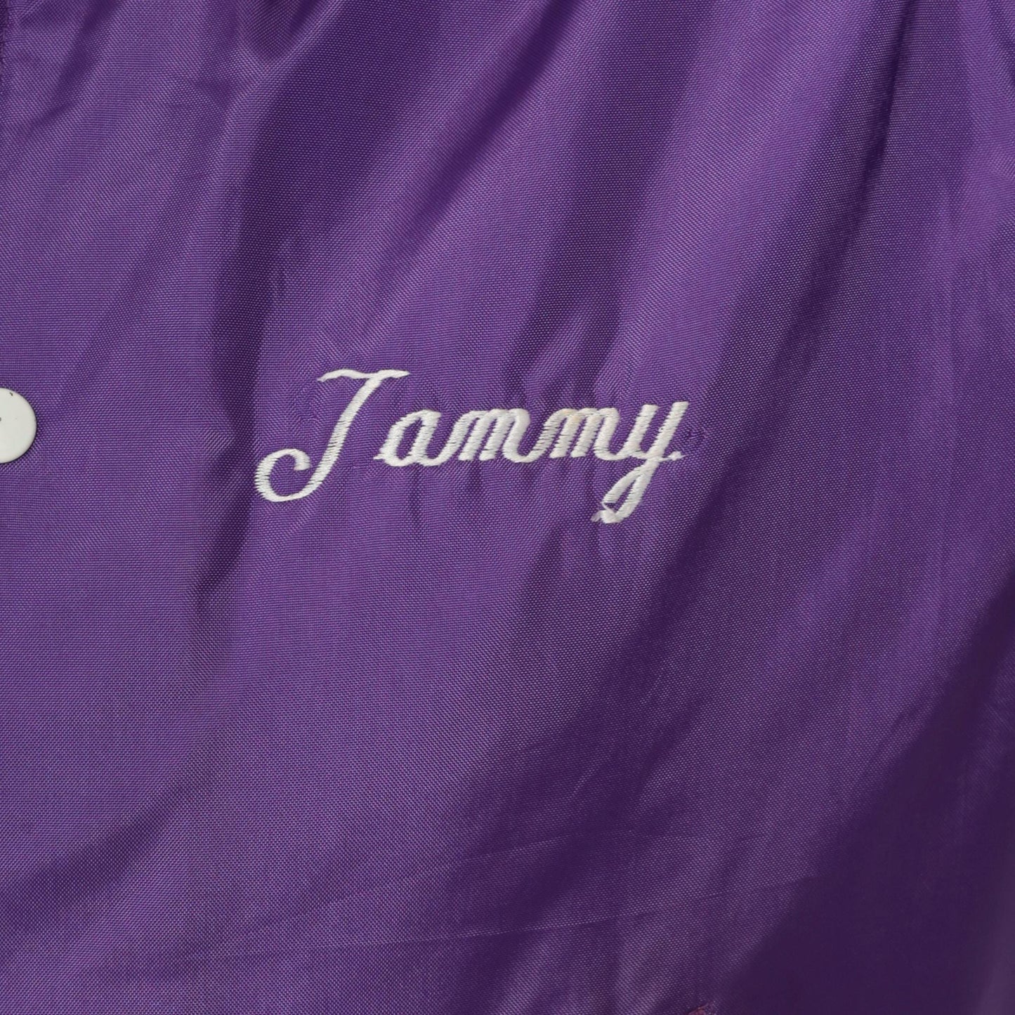 90s Westwind Purple Varsity Jacket Tottenville Track Embroidered Small