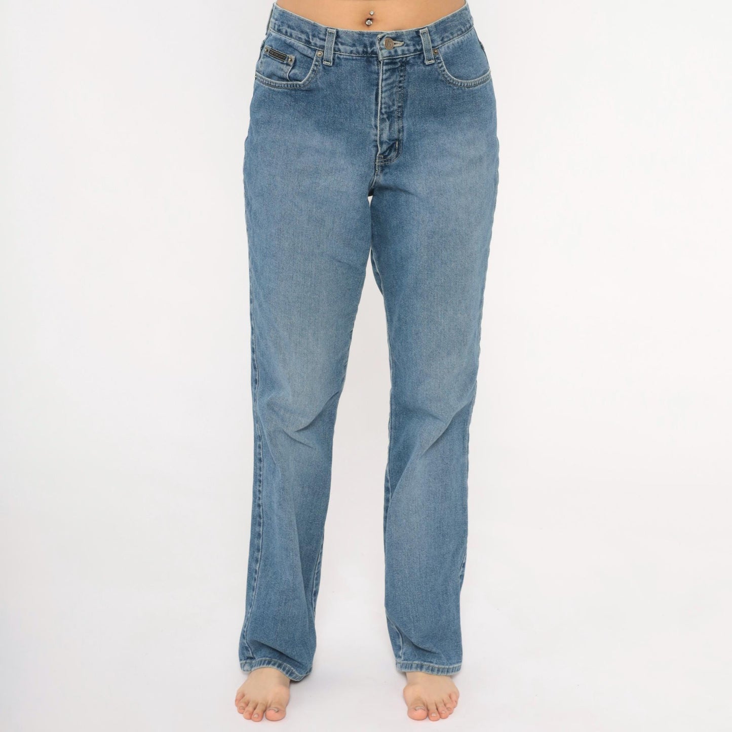 Y2K New York Jeans Bootcut High Rise Medium Wash Denim Large L