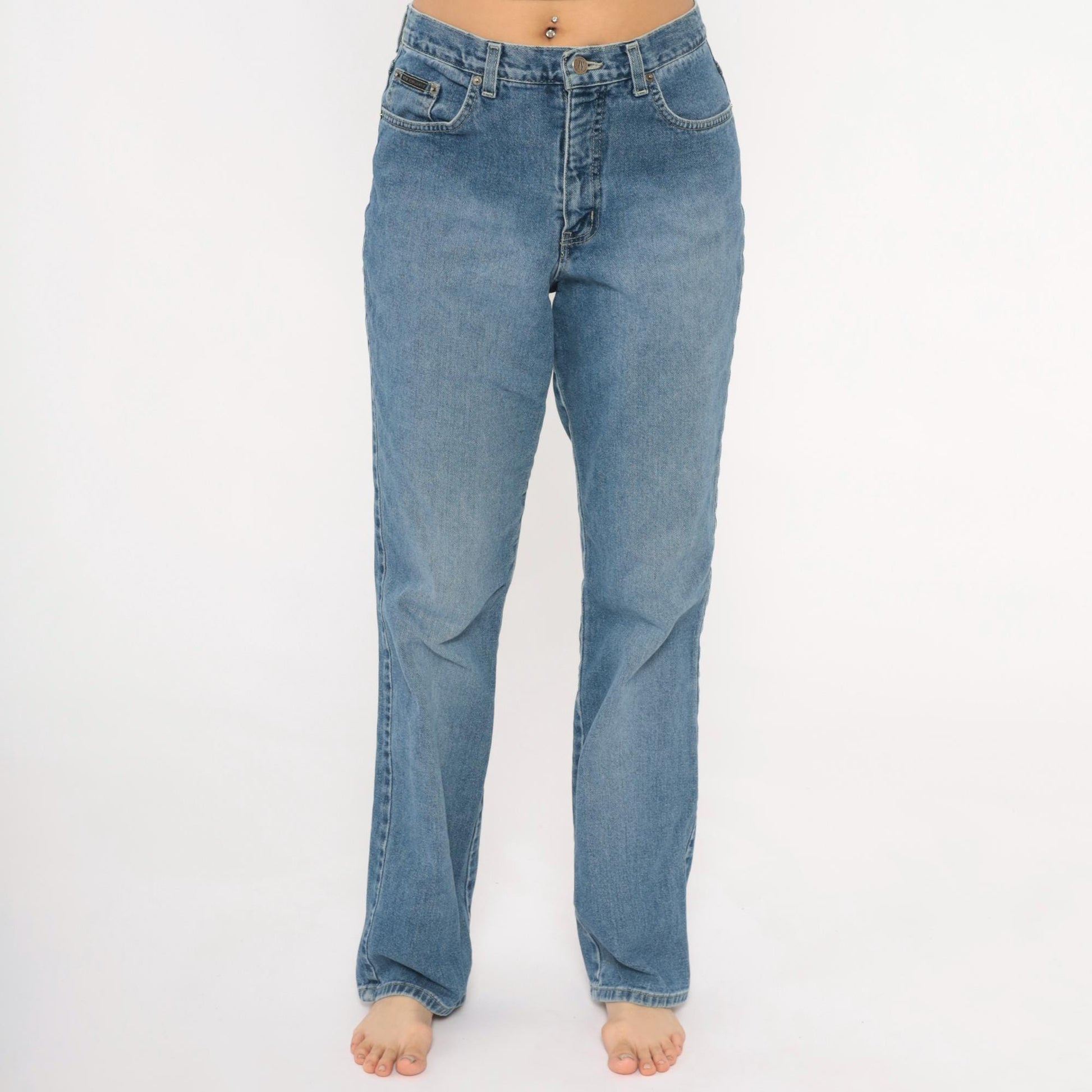 Y2K New York Jeans Bootcut High Rise Medium Wash Denim Large L